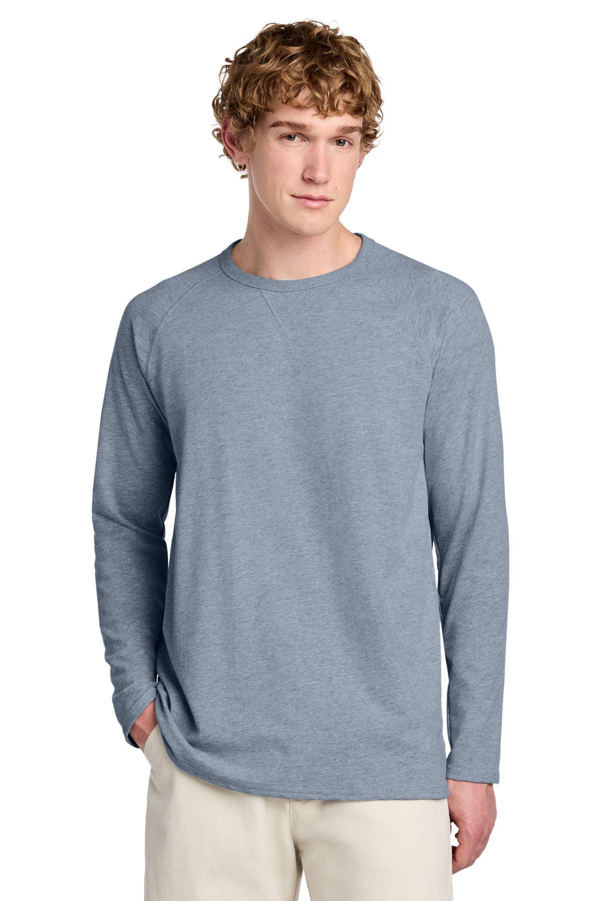 district ®  featherweight french terry ™  long sleeve crewneck dt572