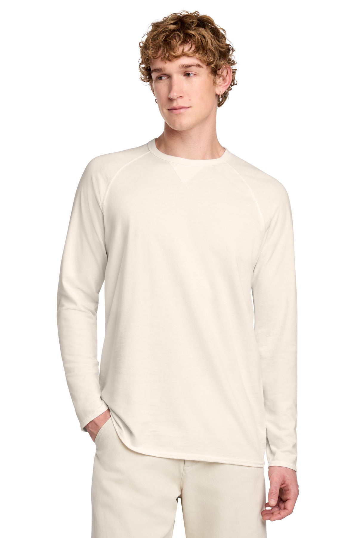 district ®  featherweight french terry ™  long sleeve crewneck dt572