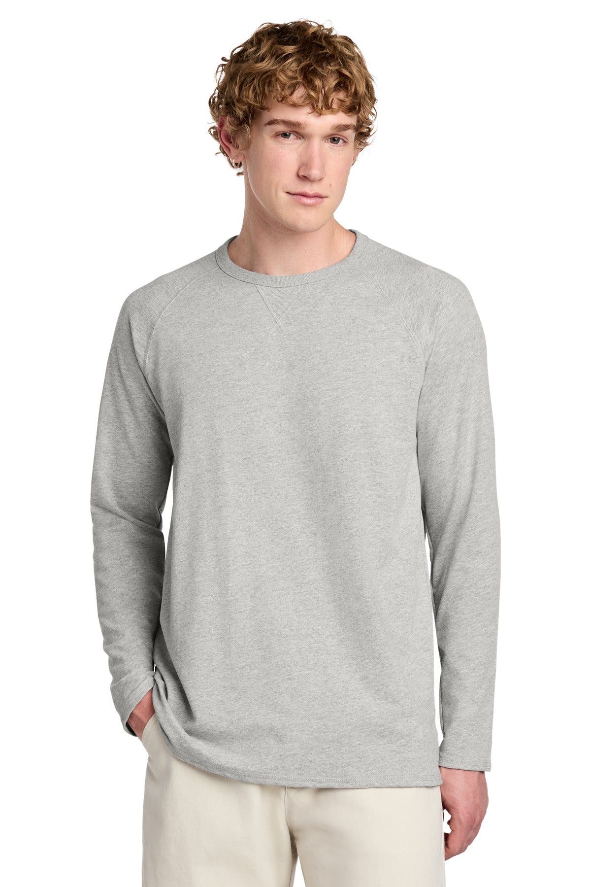 district ®  featherweight french terry ™  long sleeve crewneck dt572