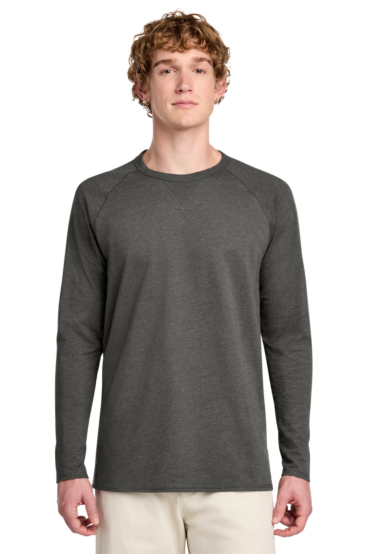 district ®  featherweight french terry ™  long sleeve crewneck dt572