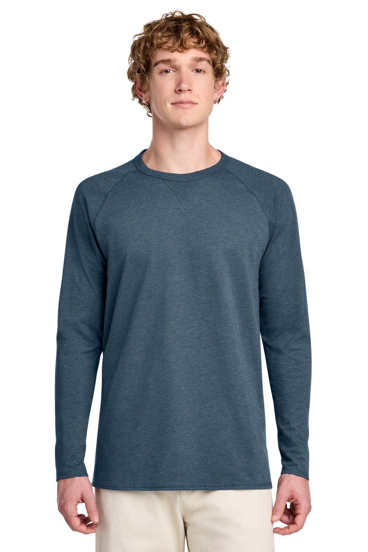 district ®  featherweight french terry ™  long sleeve crewneck dt572