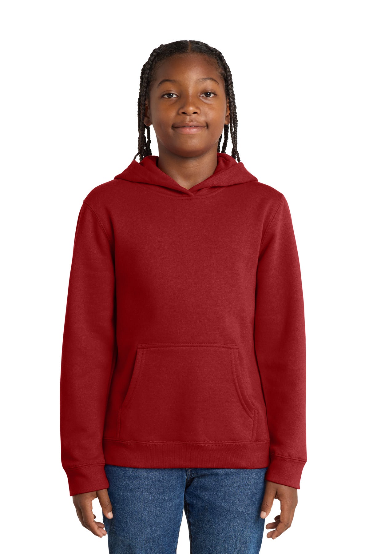 district ®  youth v.i.t. ™ fleece hoodie dt6100y