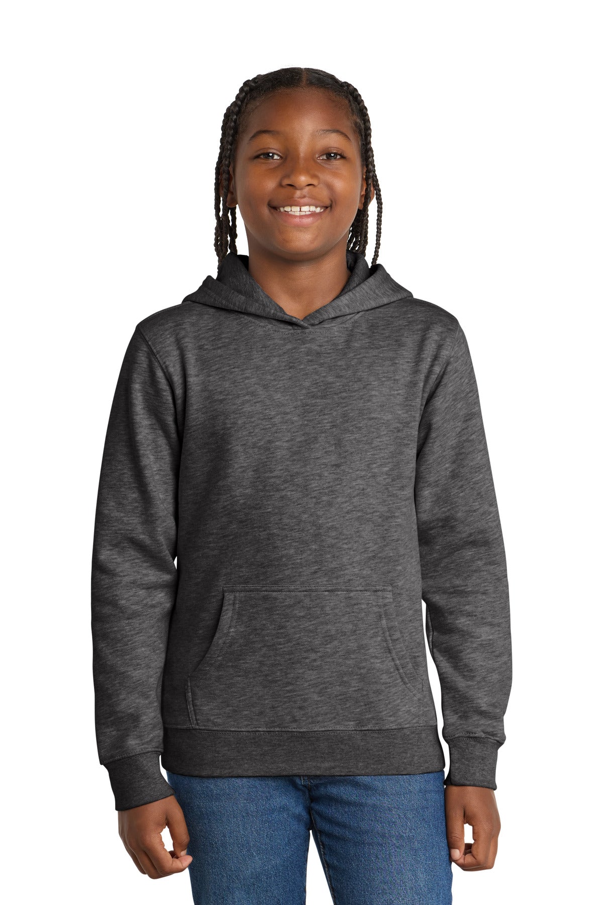 district ®  youth v.i.t. ™ fleece hoodie dt6100y