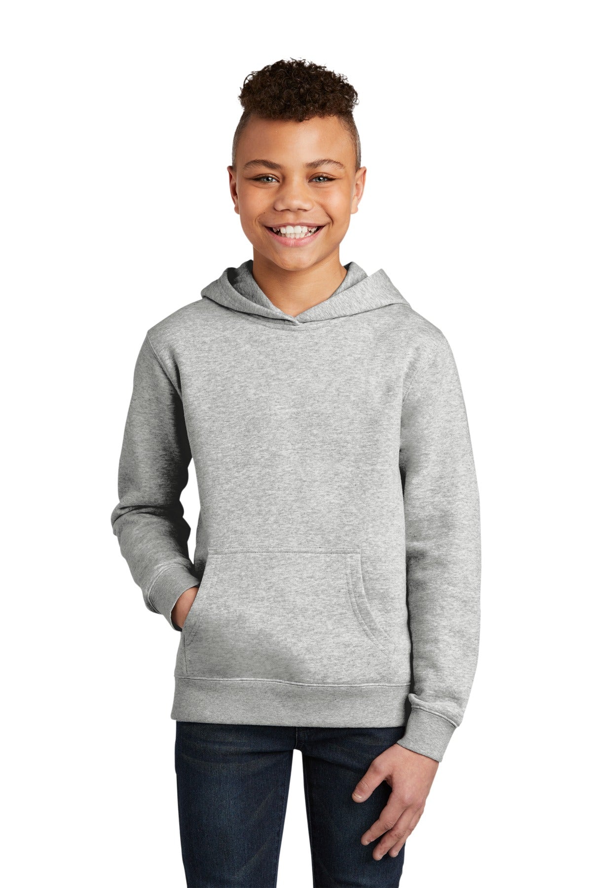 district ®  youth v.i.t. ™ fleece hoodie dt6100y