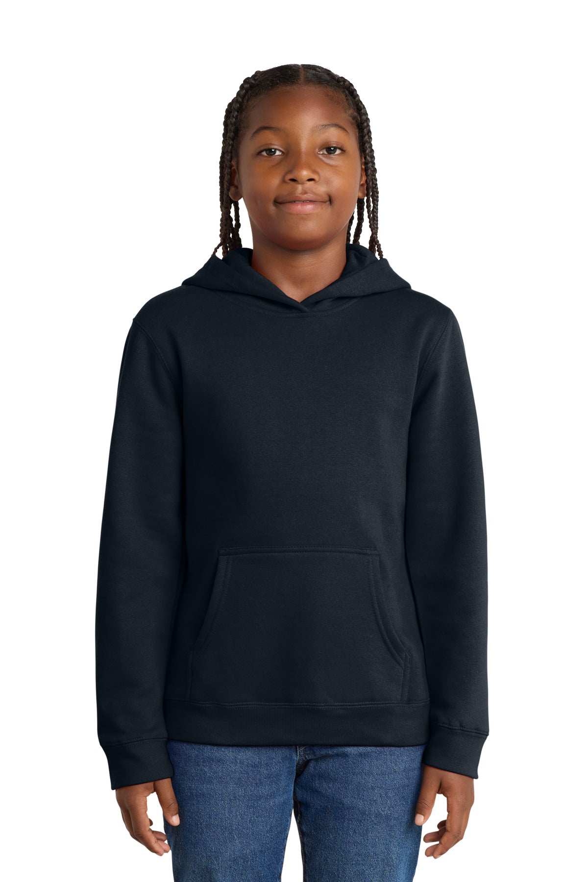 district ®  youth v.i.t. ™ fleece hoodie dt6100y