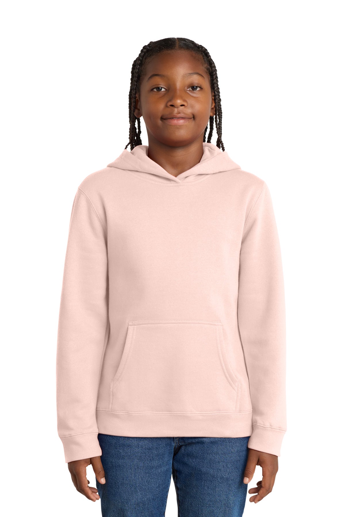 district ®  youth v.i.t. ™ fleece hoodie dt6100y