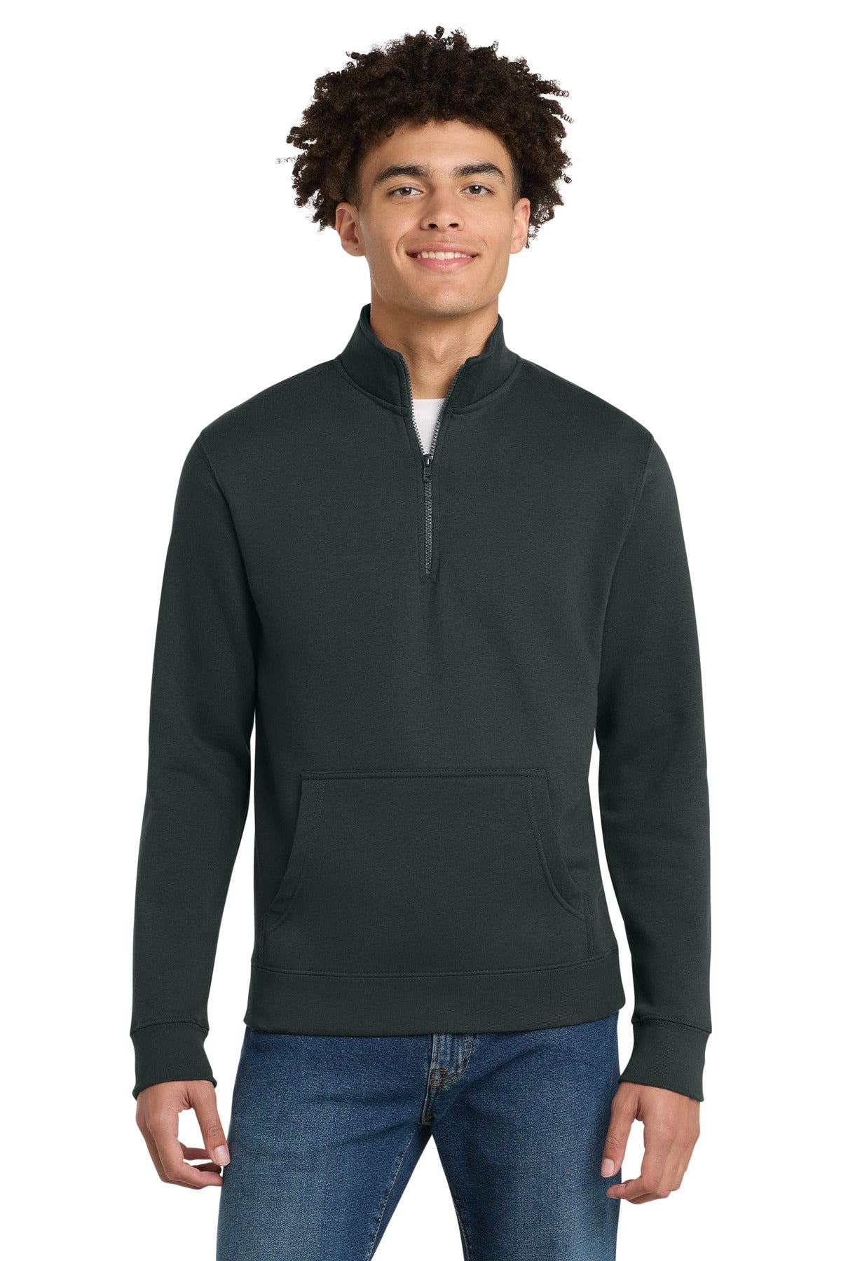 district ®  v.i.t. ™ fleece 1/4-zip dt6106