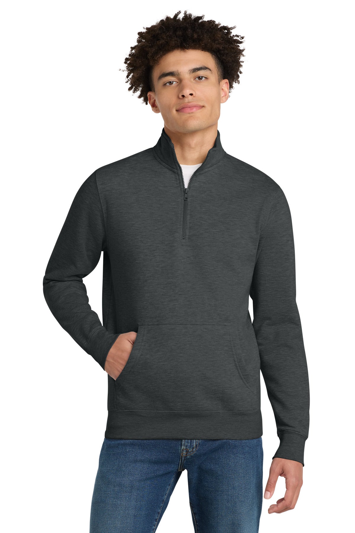 district ®  v.i.t. ™ fleece 1/4-zip dt6106