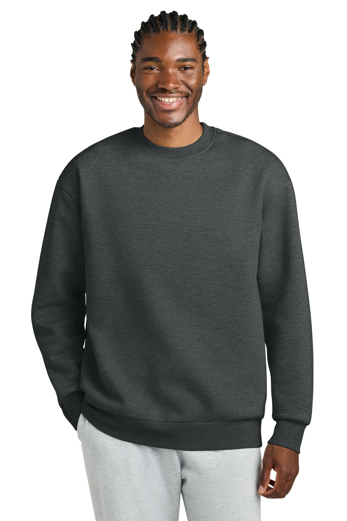 district ®  v.i.t. ™  heavyweight fleece crew dt6154