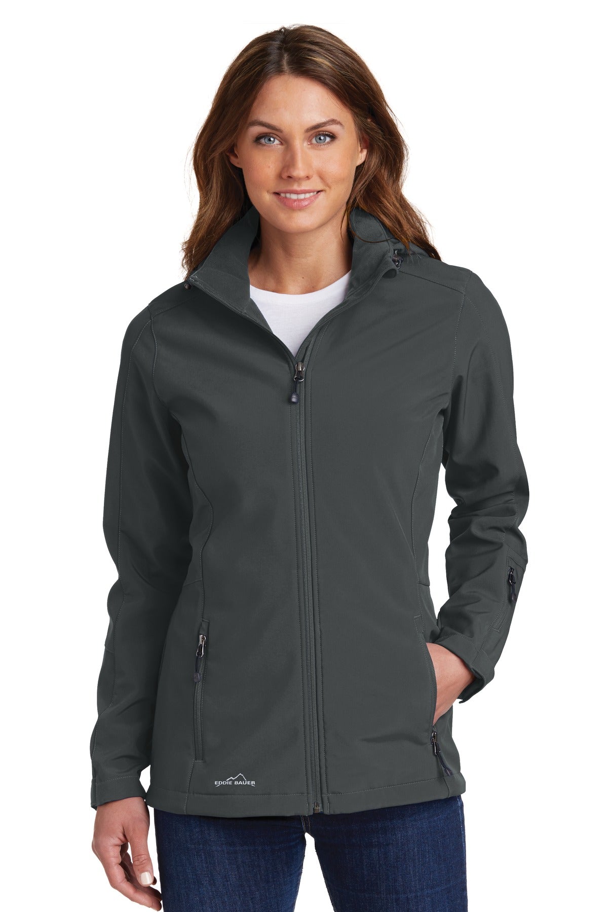 eddie bauer ®  women's hooded soft shell parka. eb537
