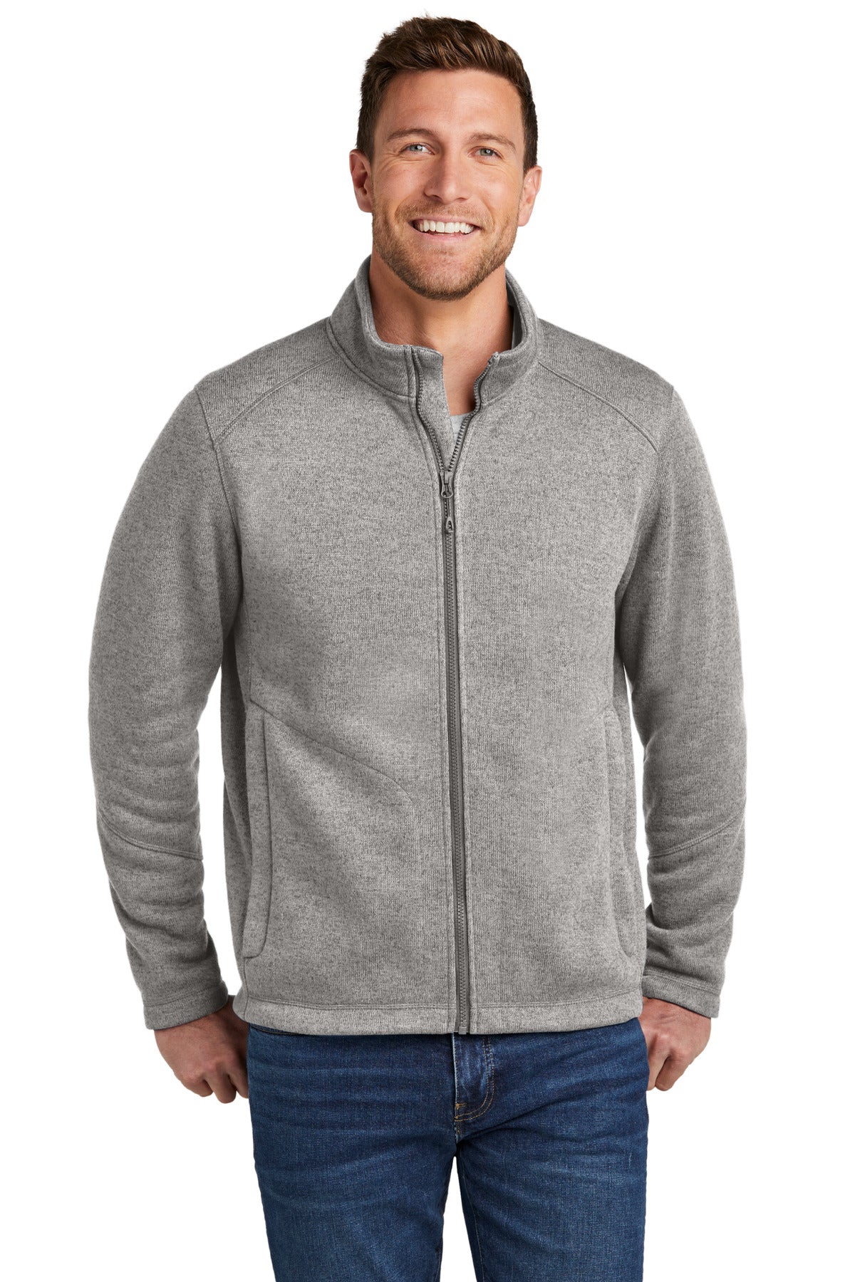 port authority ®  arc sweater fleece jacket f428