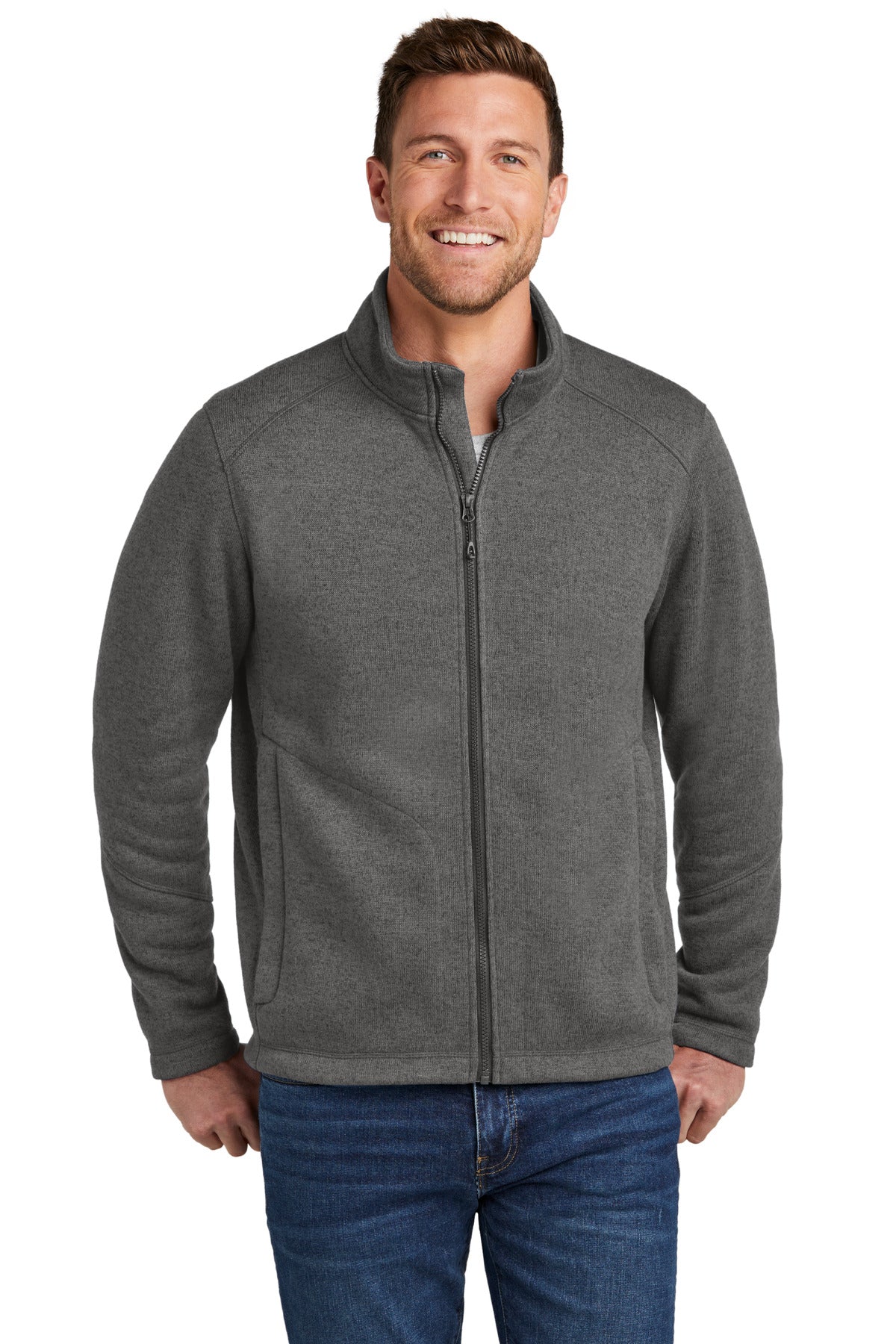 port authority ®  arc sweater fleece jacket f428