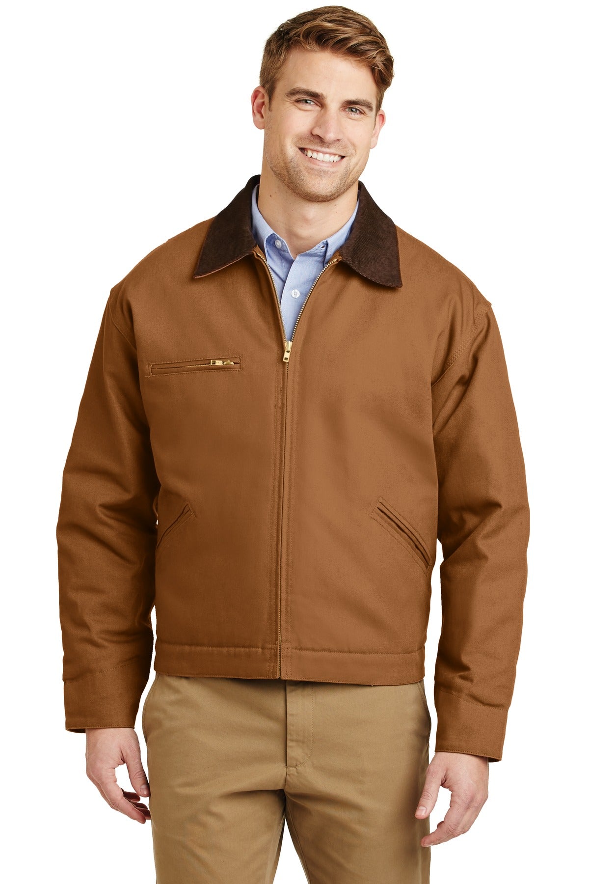 cornerstone ®  - duck cloth work jacket.  j763
