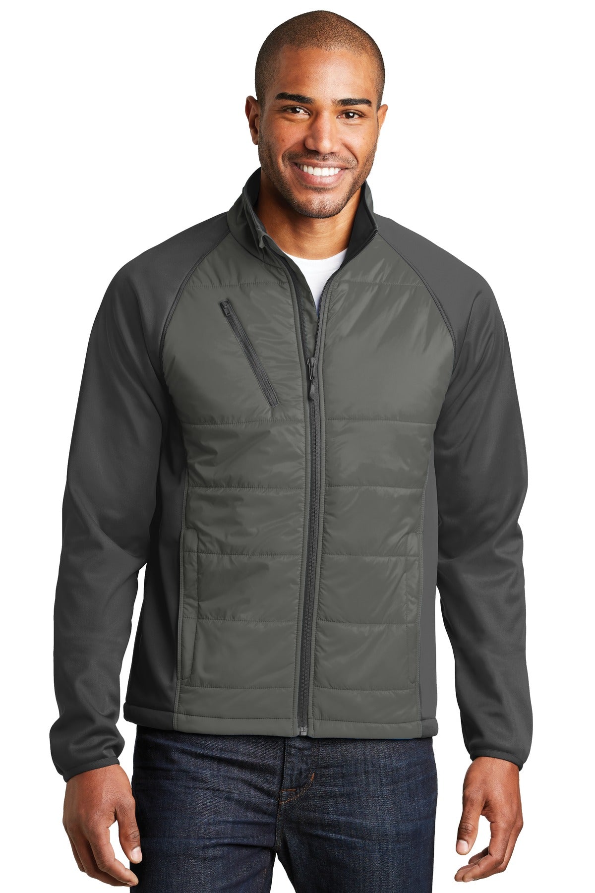port authority ®  hybrid soft shell jacket. j787