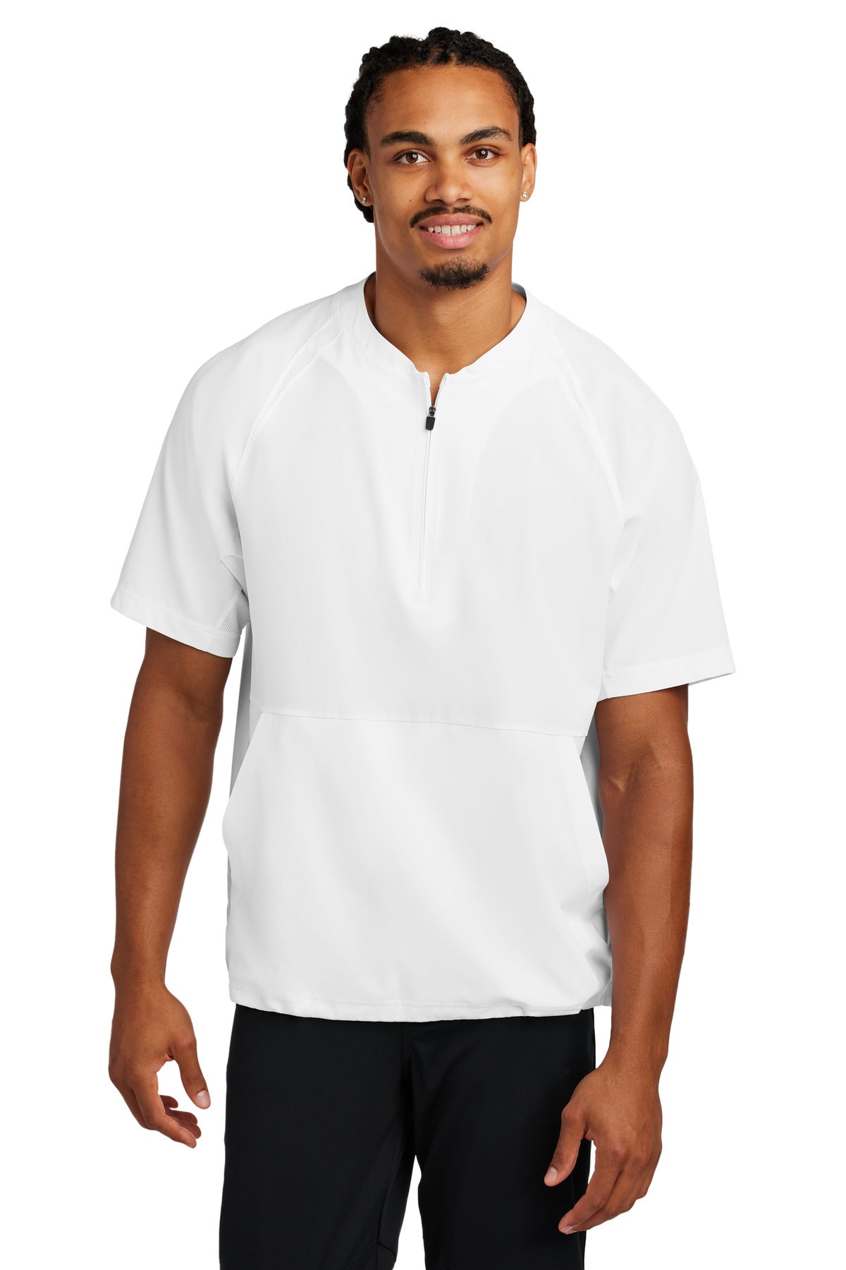 sport-tek ®  repeat 1/2-zip short sleeve jacket jst489