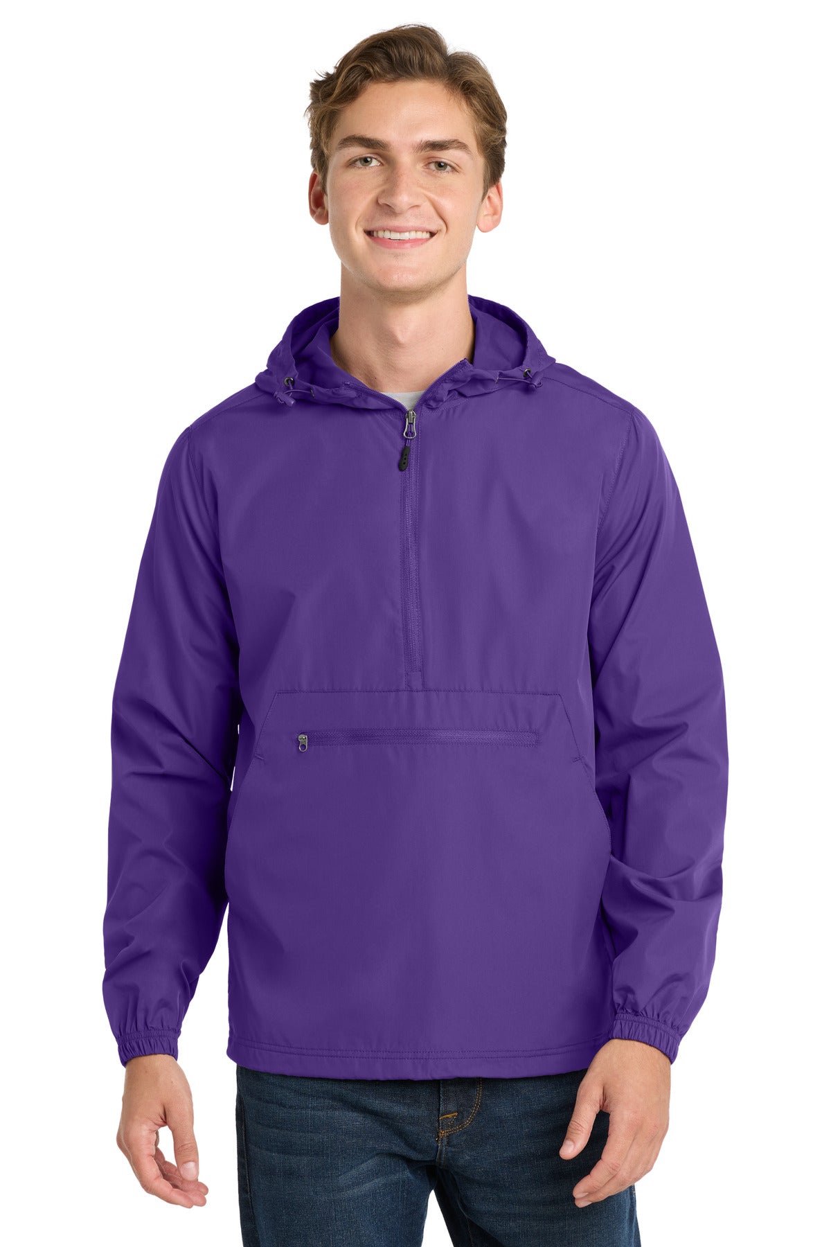 sport-tek  ®  packable anorak. jst66