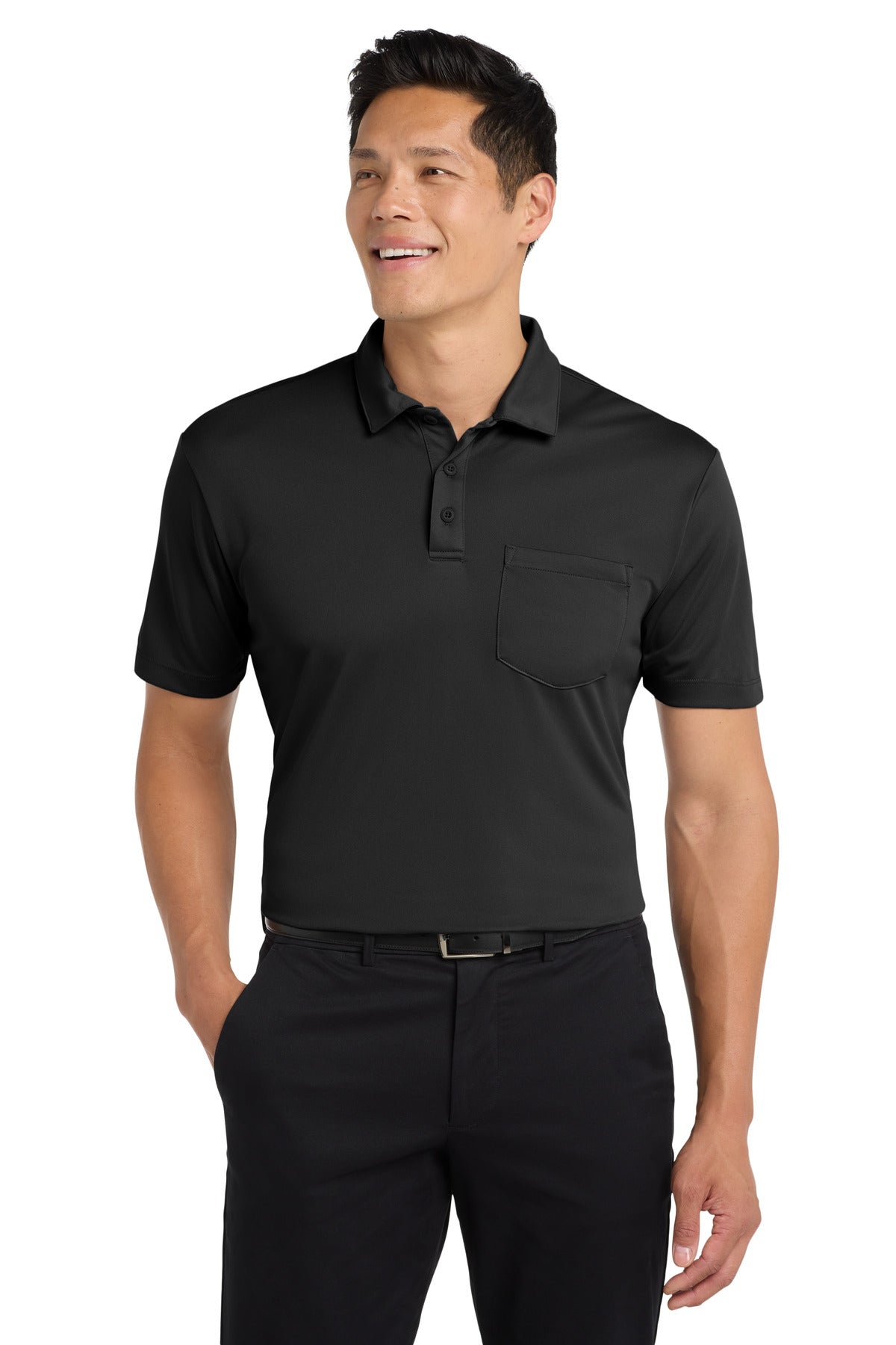 port authority ®  silk touch™ performance pocket polo. k540p