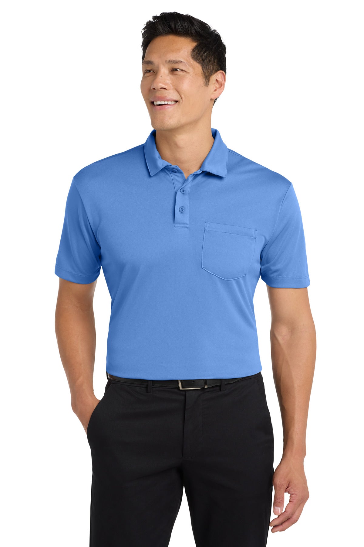 port authority ®  silk touch™ performance pocket polo. k540p