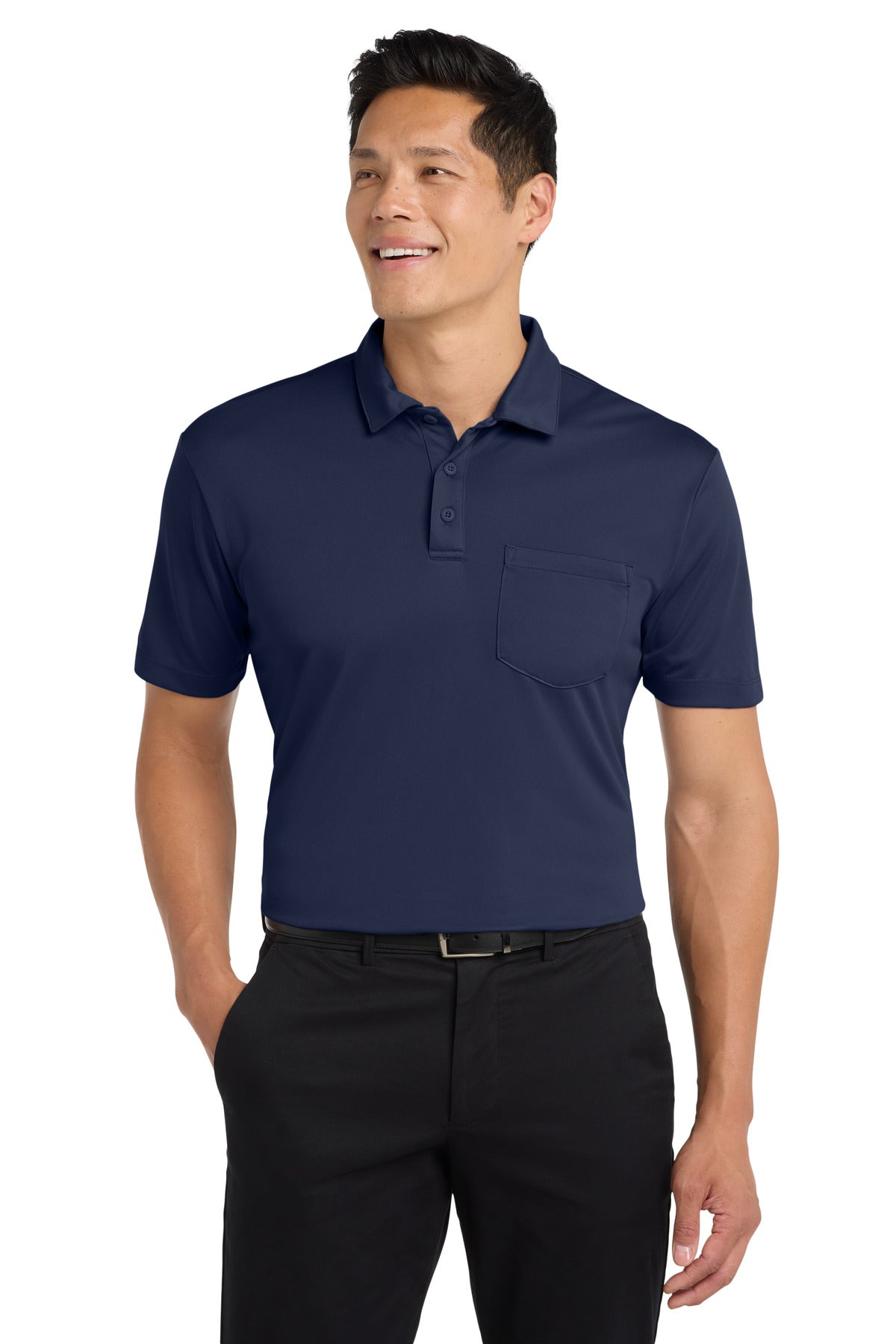 port authority ®  silk touch™ performance pocket polo. k540p