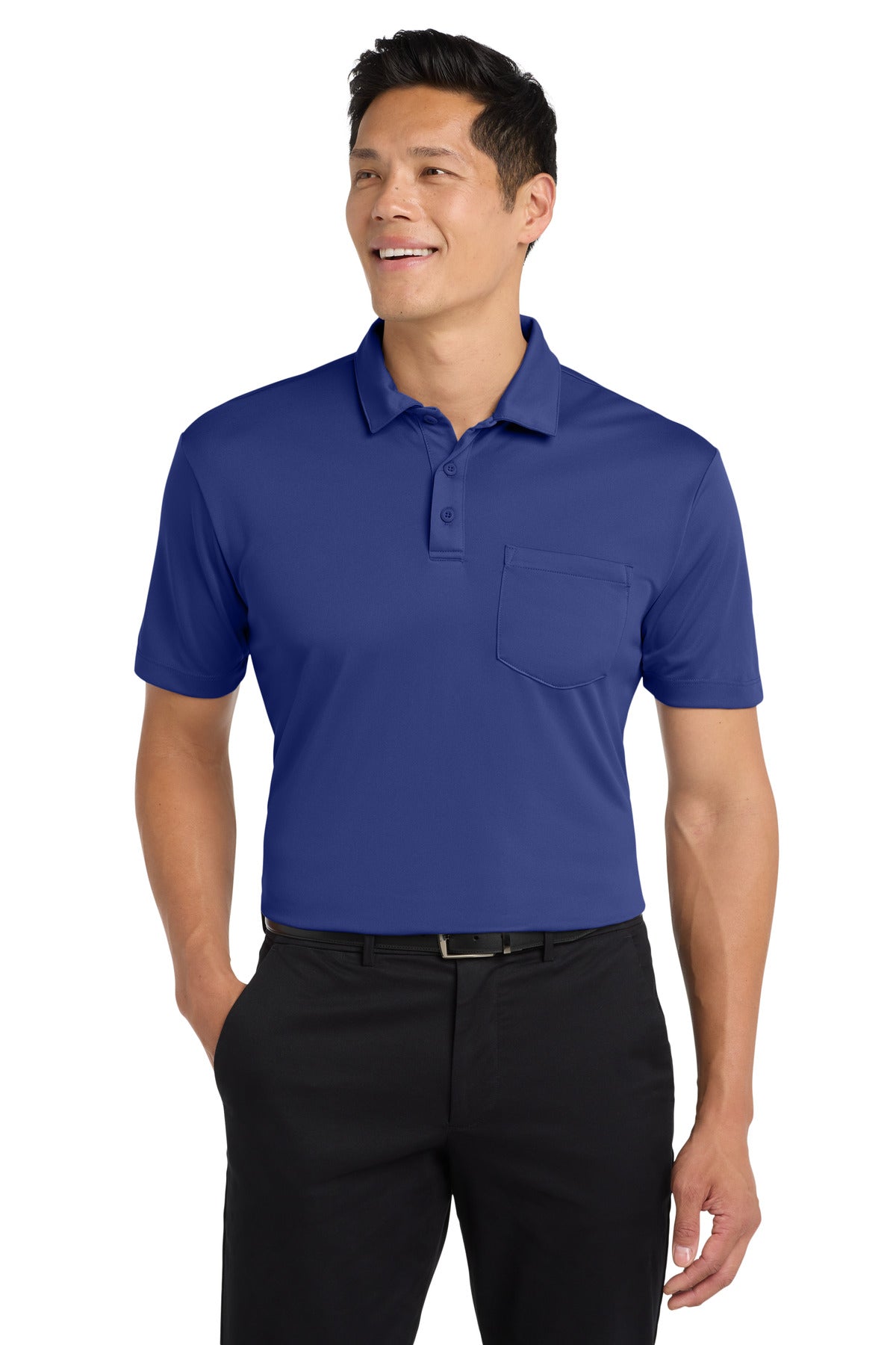port authority ®  silk touch™ performance pocket polo. k540p