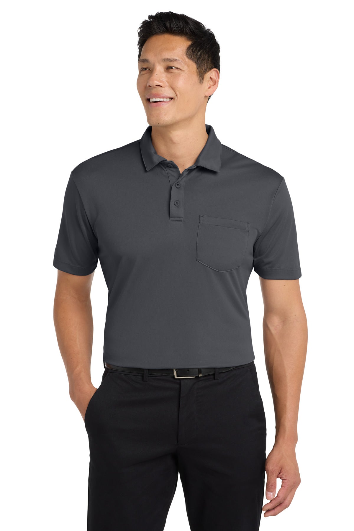 port authority ®  silk touch™ performance pocket polo. k540p