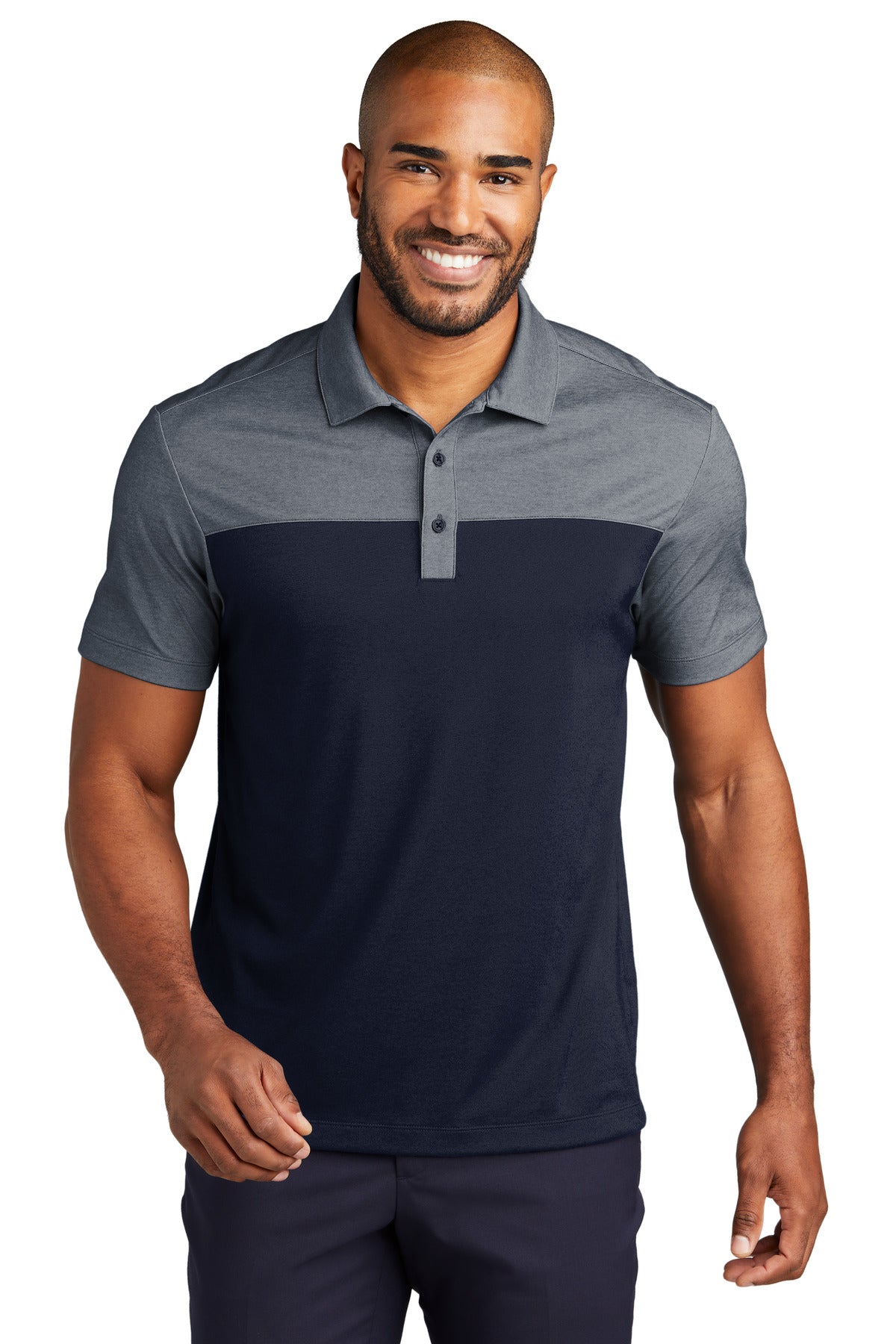 port authority ®  fine pique blend blocked polo k831