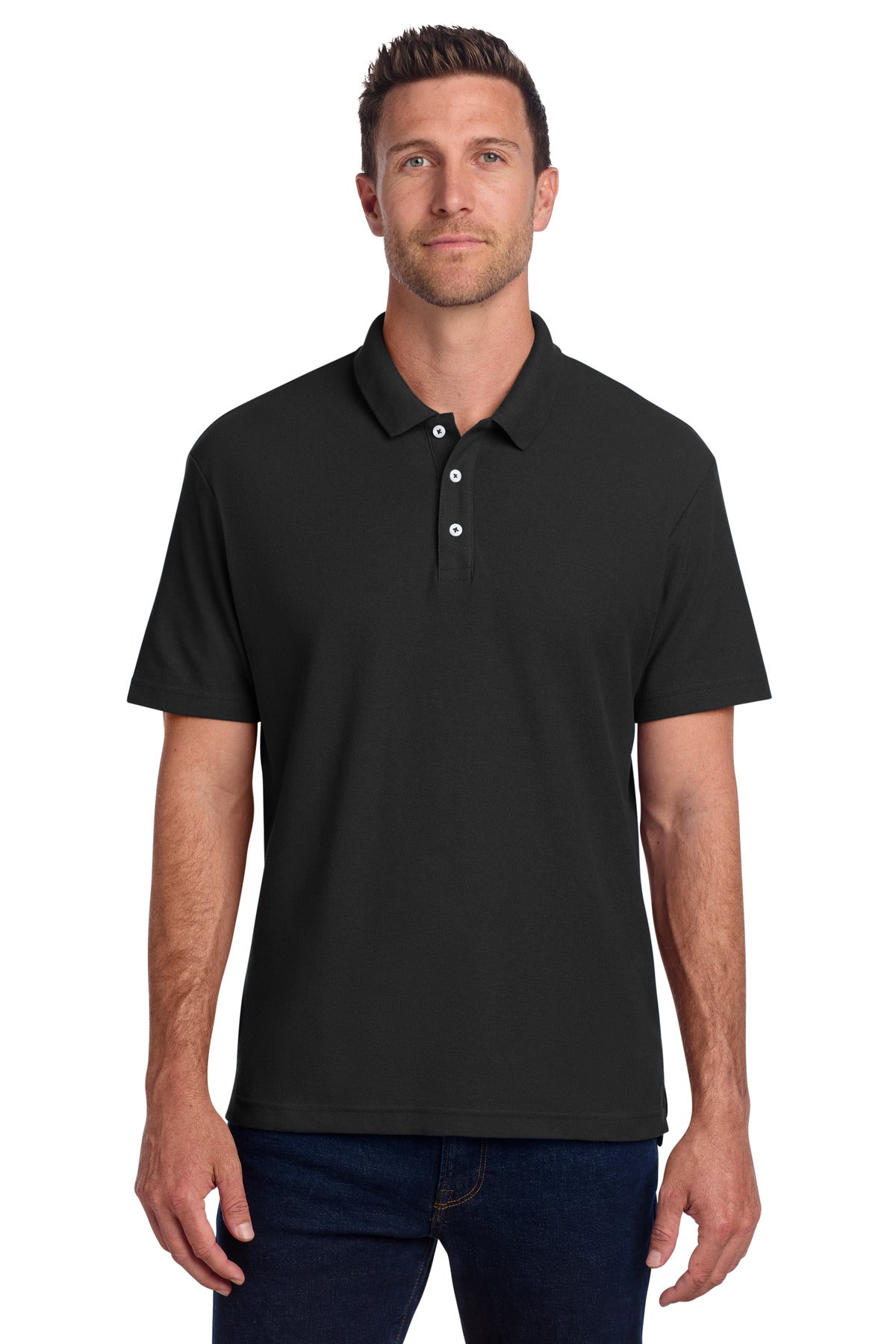 port authority ®  c-free ®  cotton blend pique polo k867