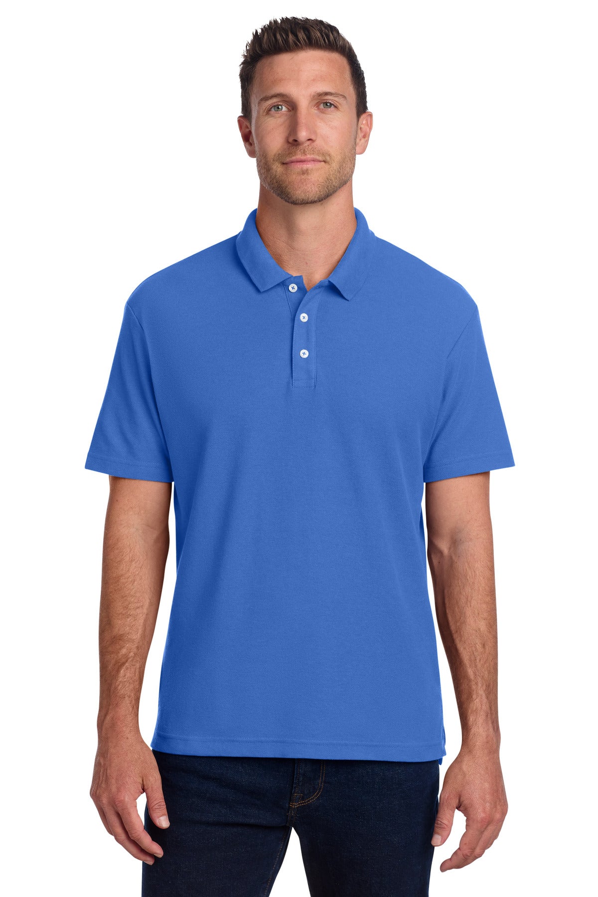 port authority ®  c-free ®  cotton blend pique polo k867