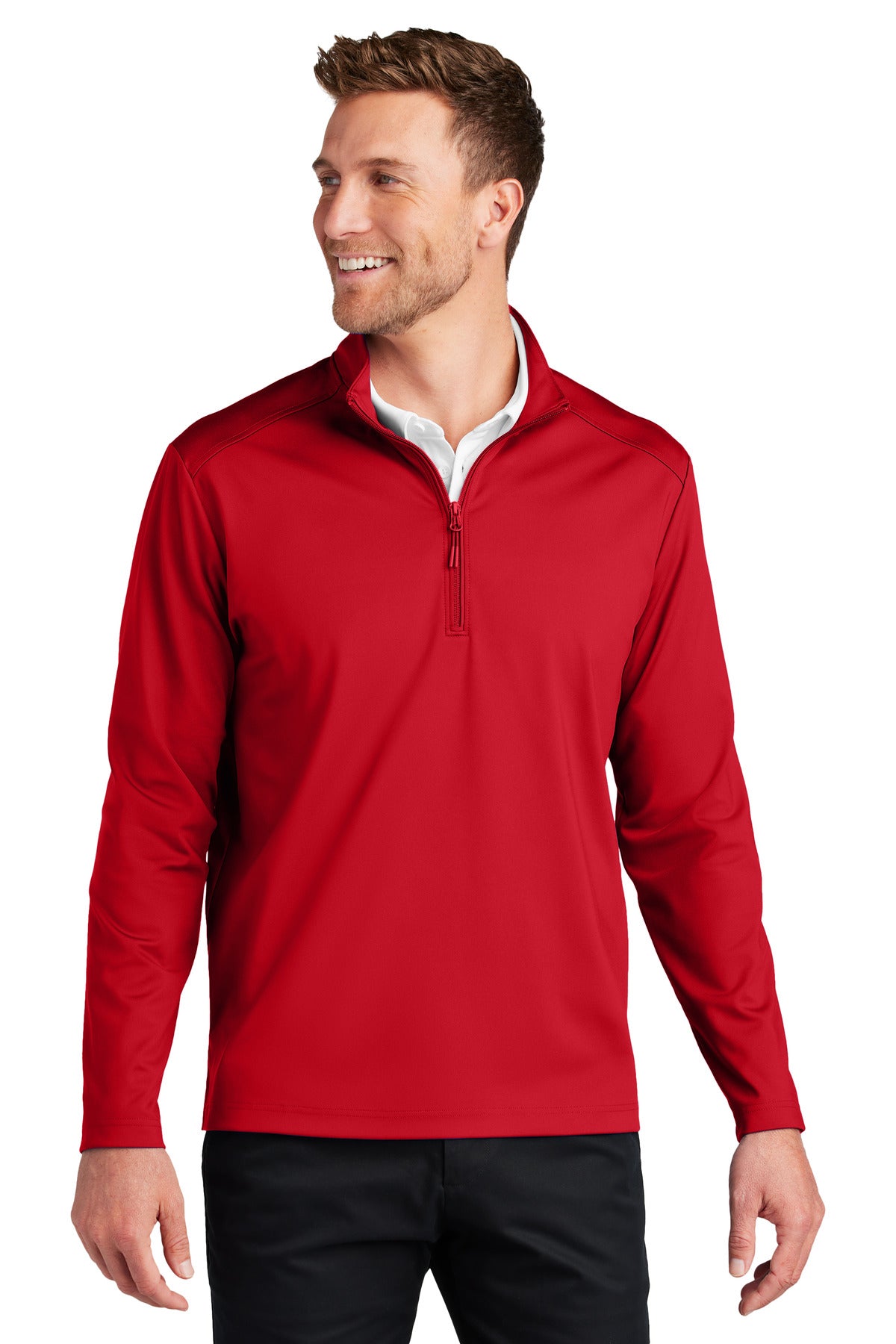 port authority ®  c-free ®  double knit 1/4-zip k880
