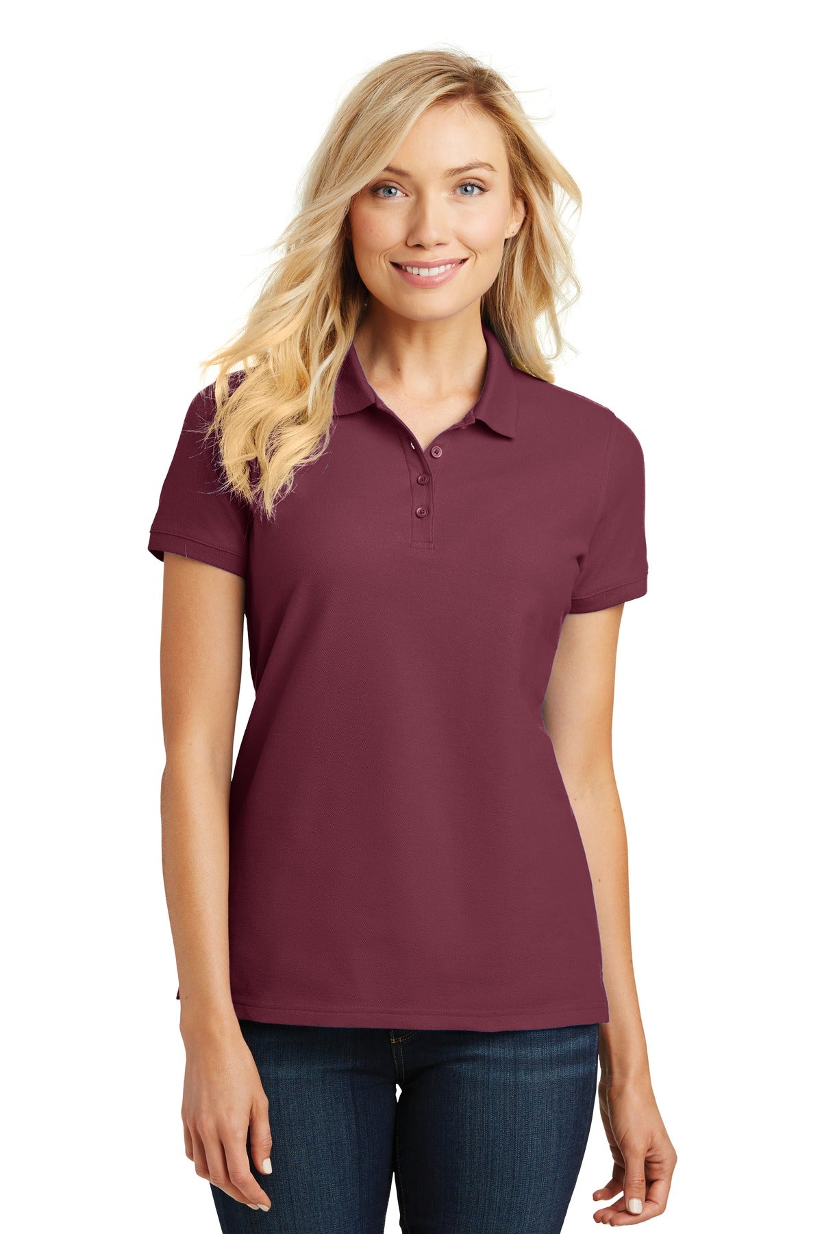 port authority ®  women's core classic pique polo. l100