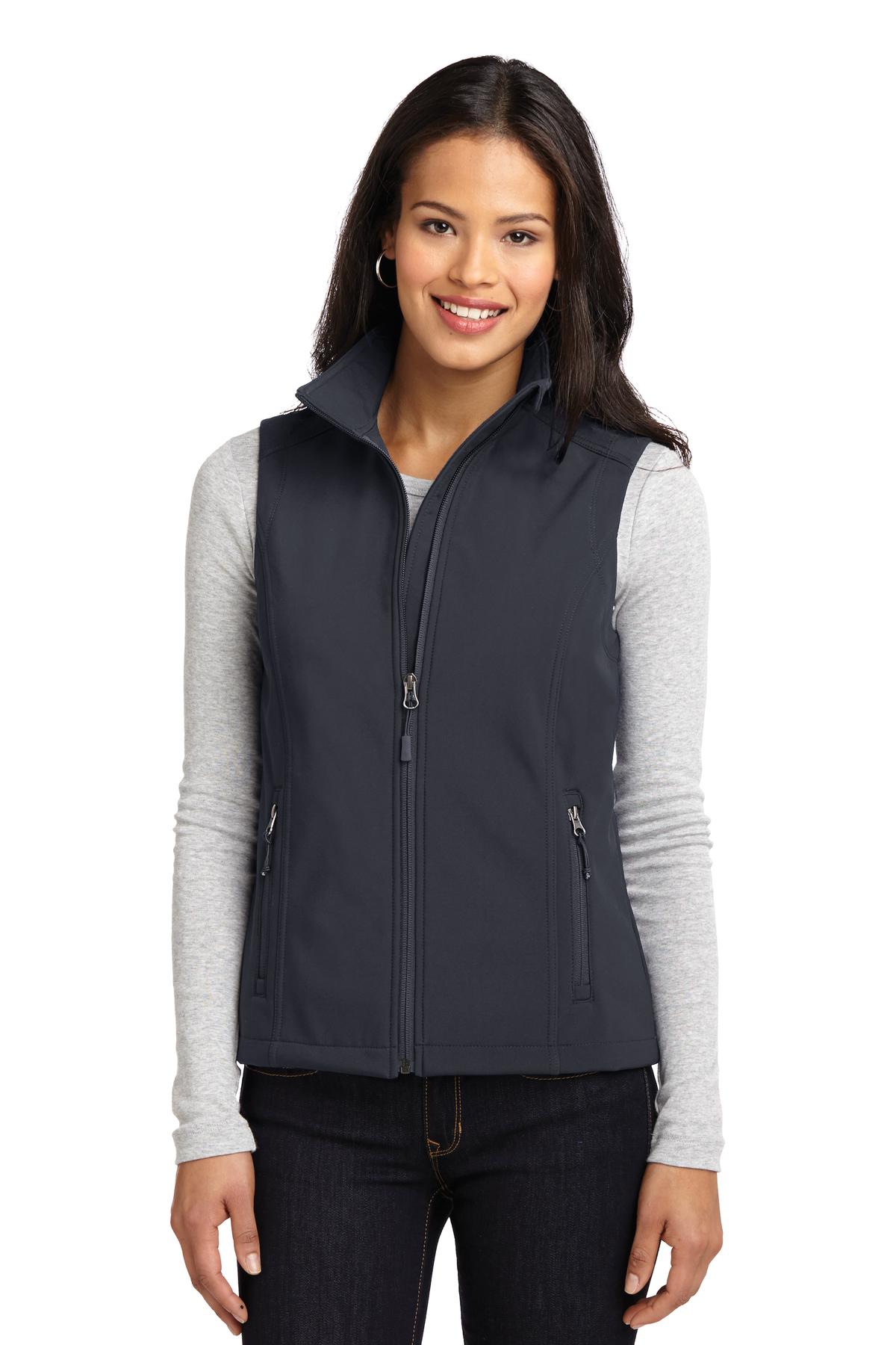 port authority ®  women's core soft shell vest. l325