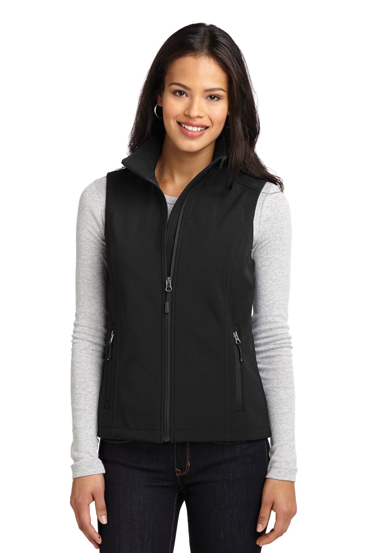 port authority ®  women's core soft shell vest. l325