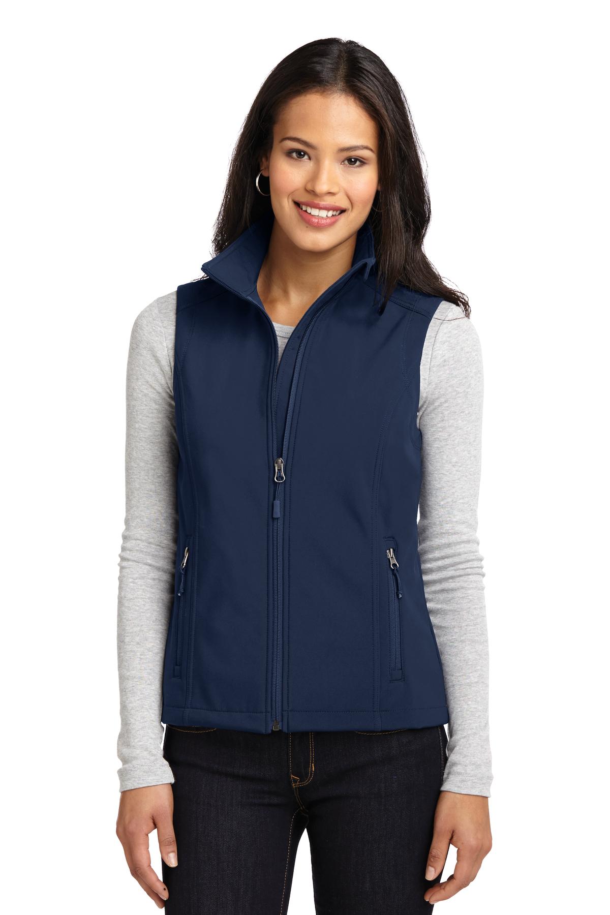 port authority ®  women's core soft shell vest. l325