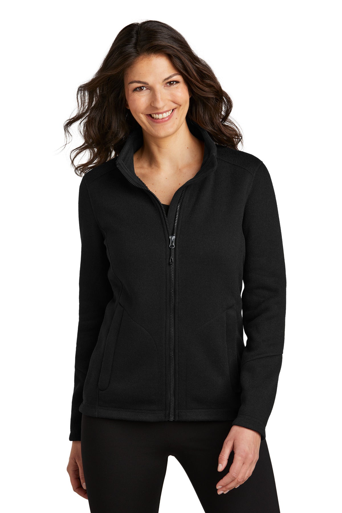 port authority ®  women's arc sweater fleece jacket l428