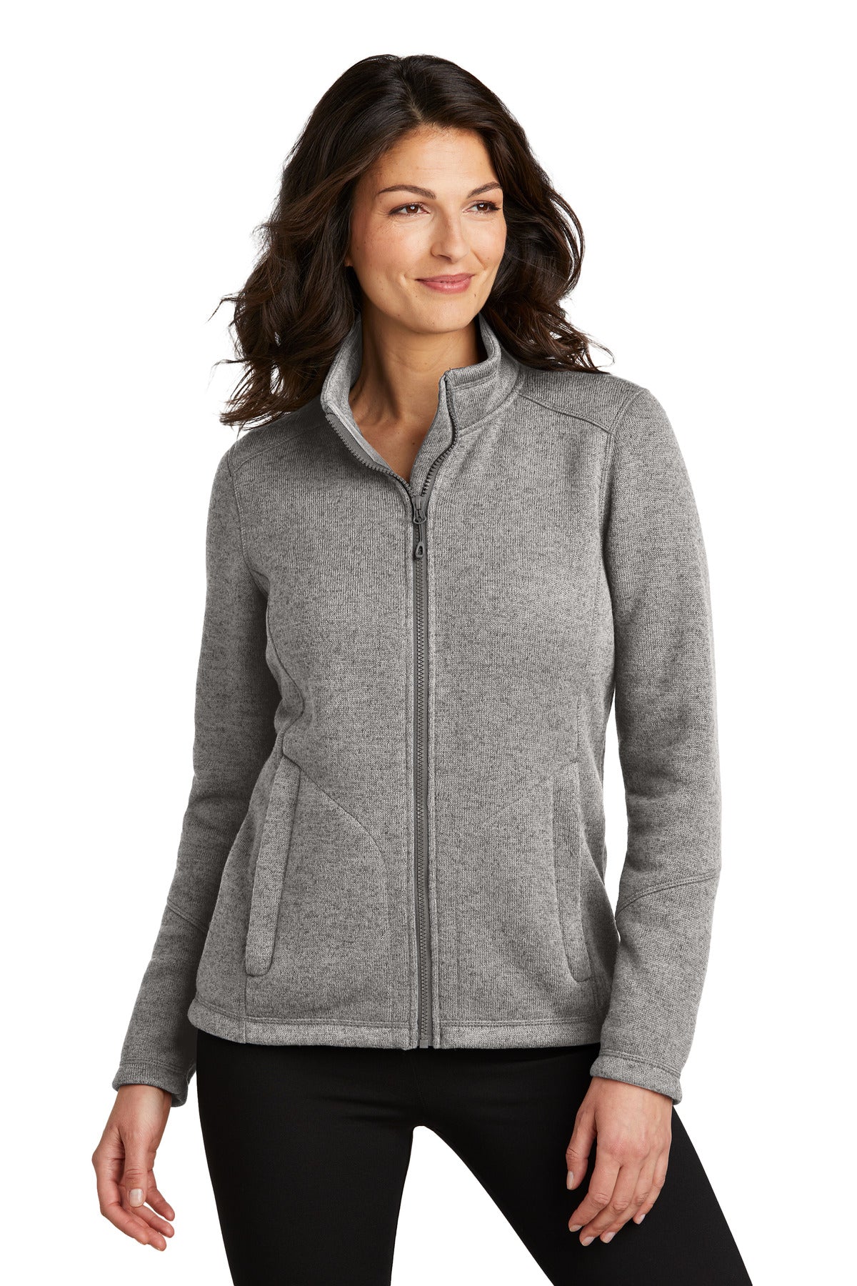 port authority ®  women's arc sweater fleece jacket l428