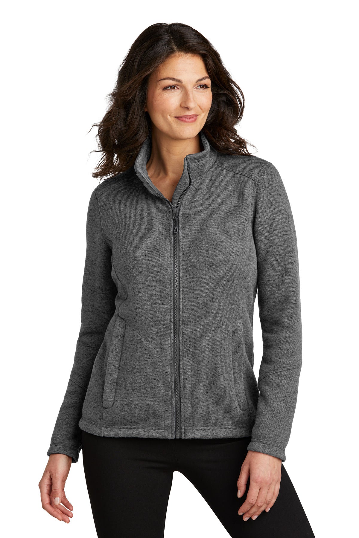 port authority ®  women's arc sweater fleece jacket l428