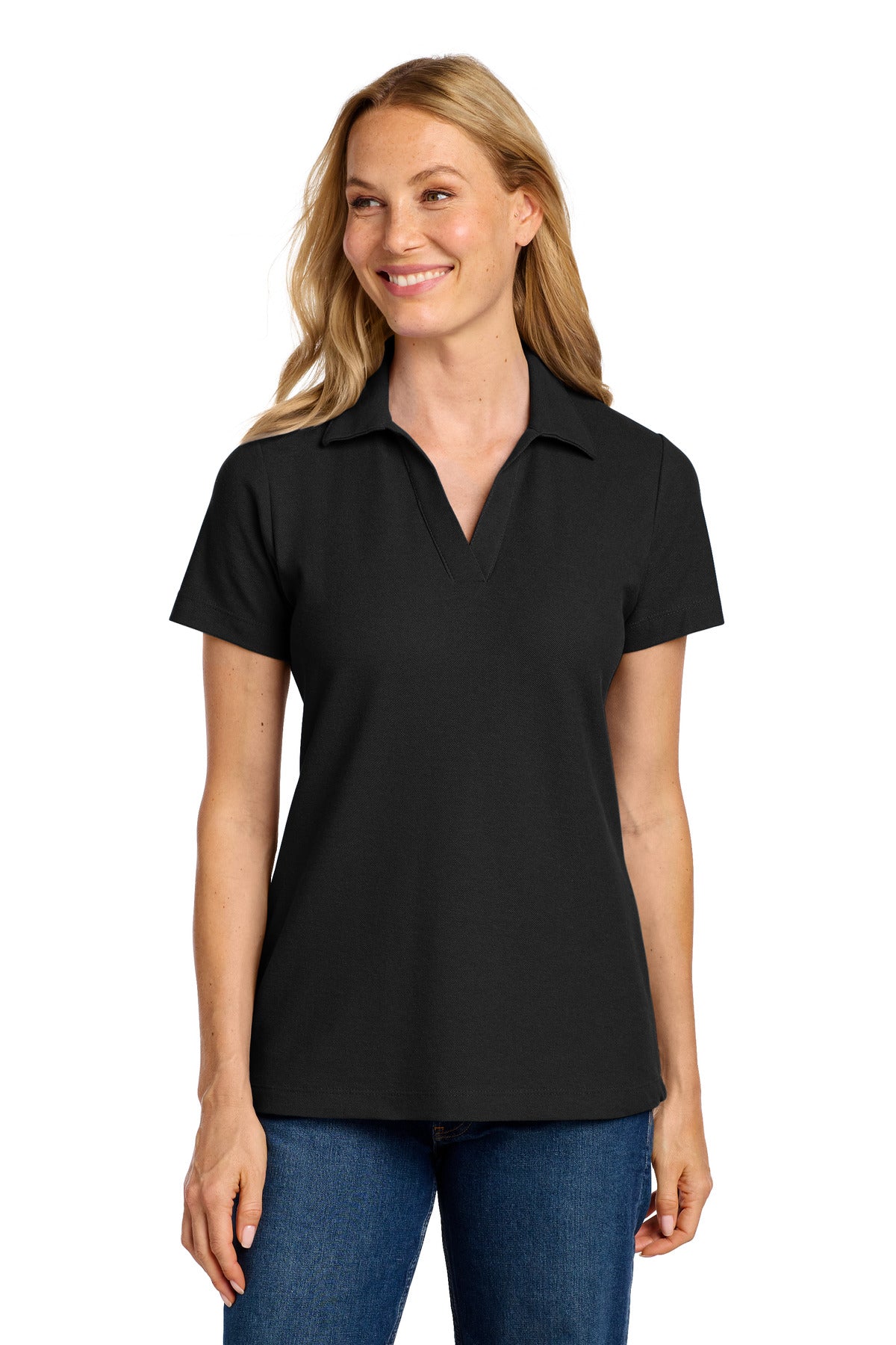 port authority ®  women's c-free ®  cotton blend pique polo lk867