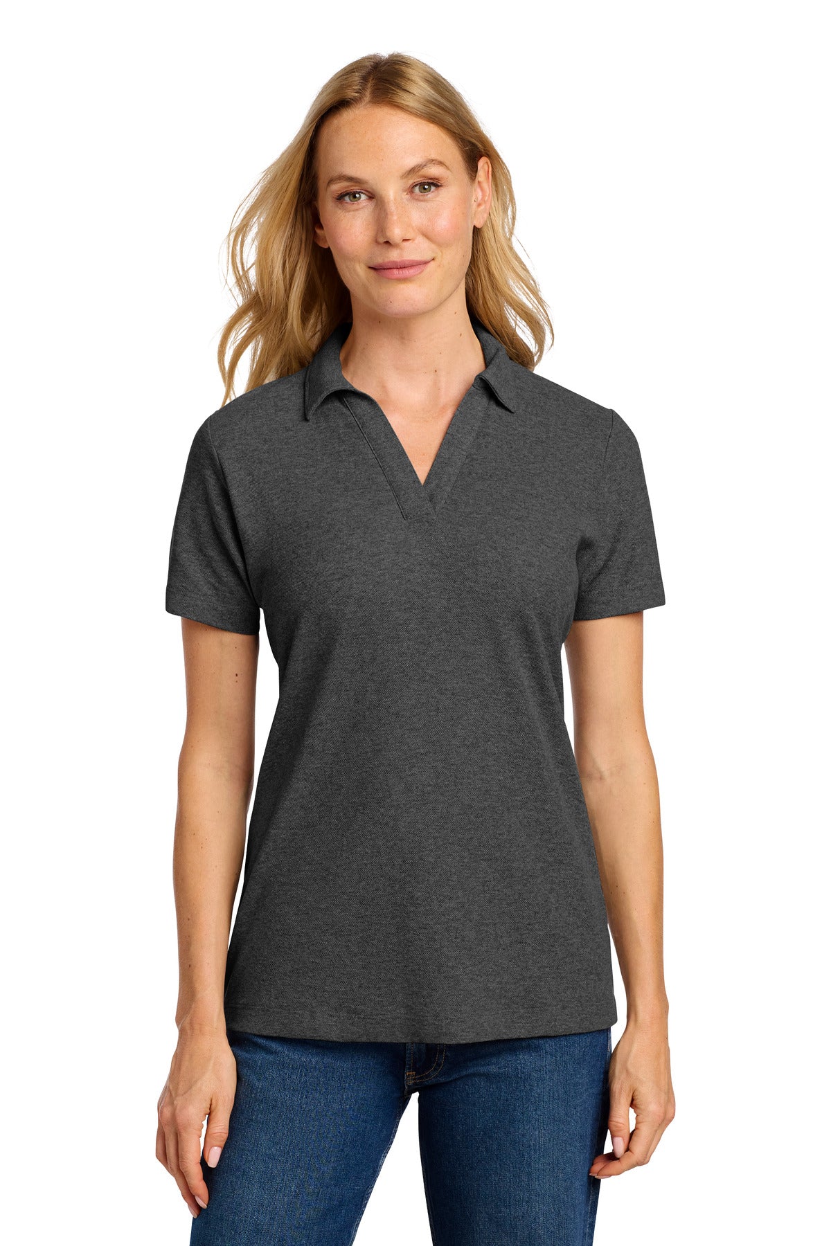 port authority ®  women's c-free ®  cotton blend pique polo lk867