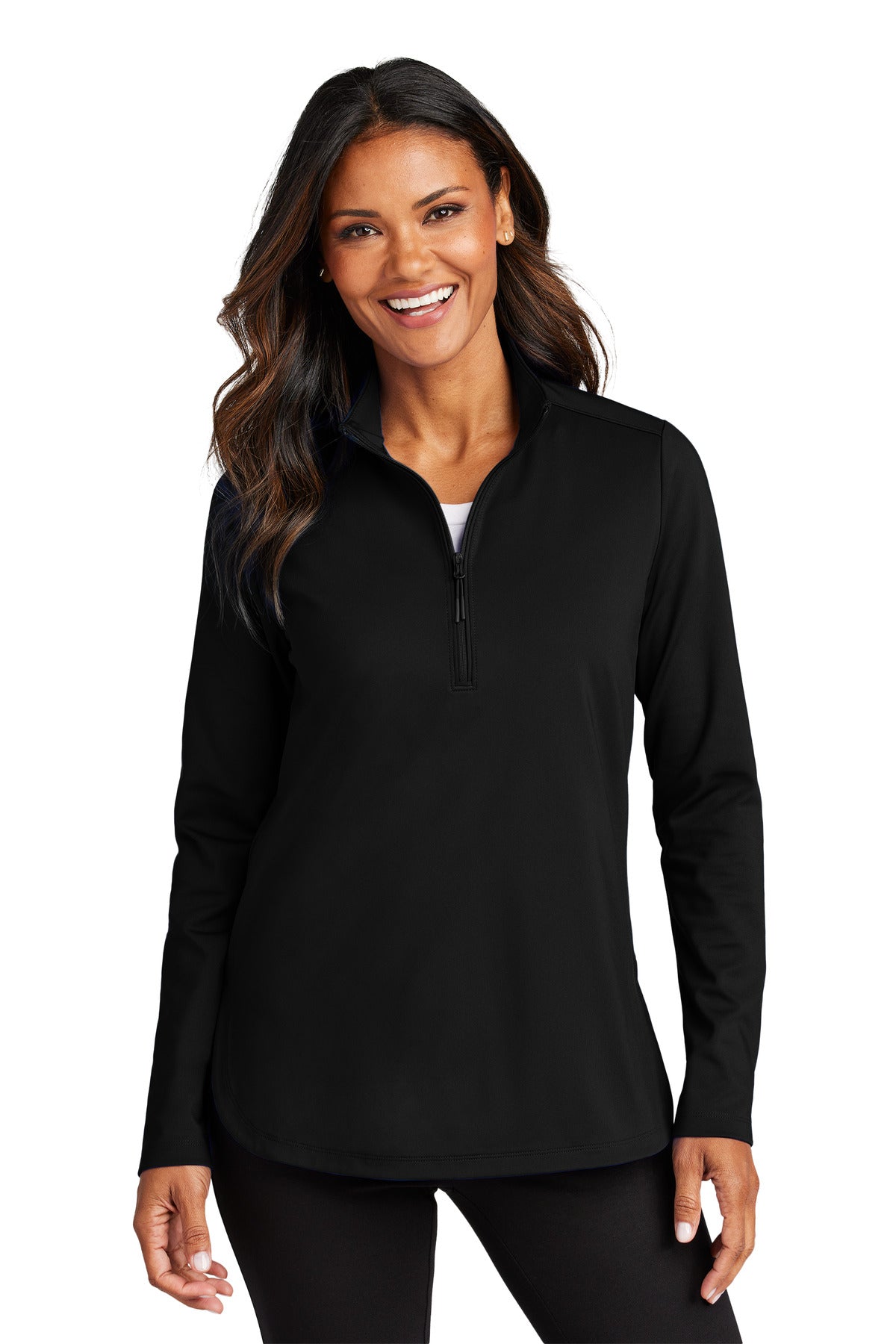 port authority ®  women's c-free ®  double knit 1/4-zip lk880
