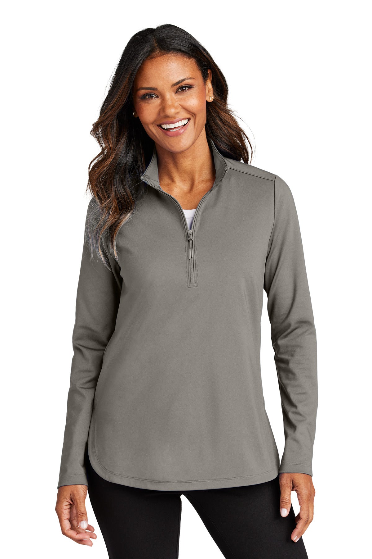 port authority ®  women's c-free ®  double knit 1/4-zip lk880