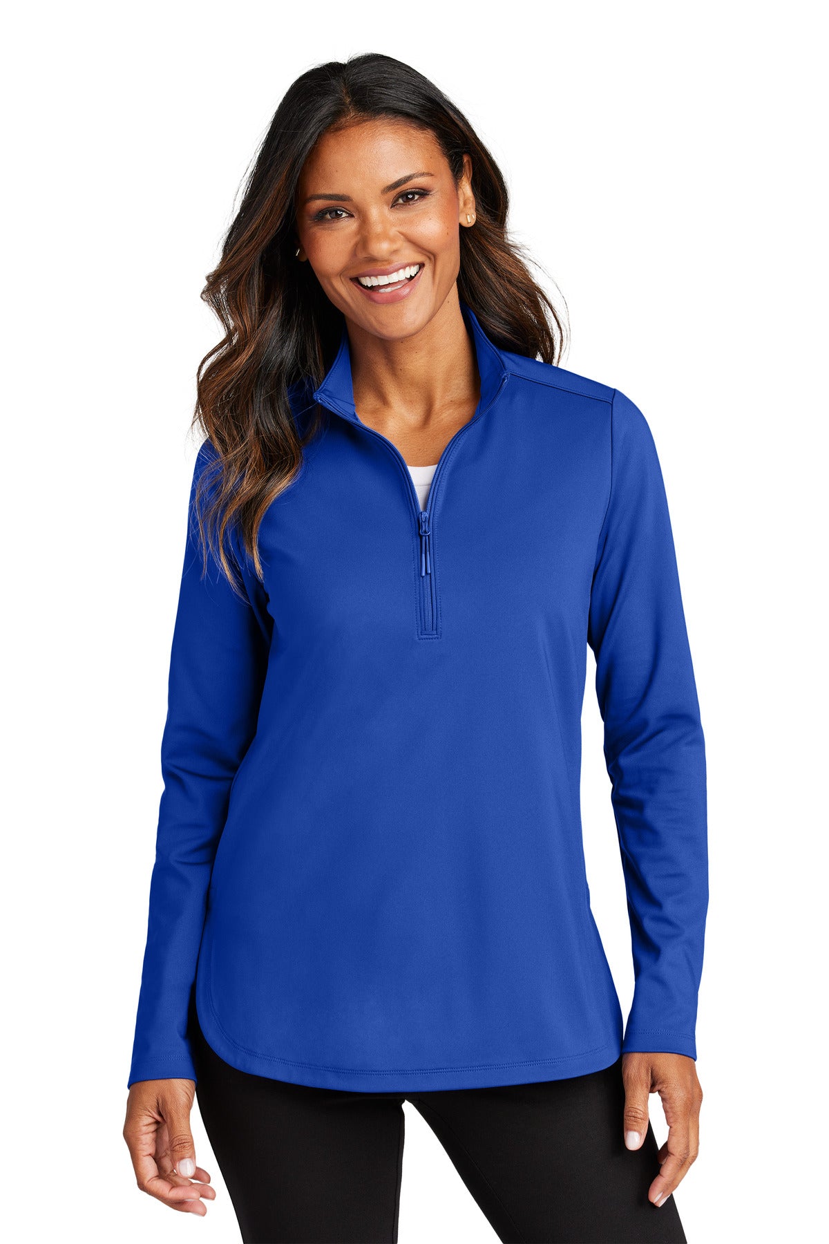port authority ®  women's c-free ®  double knit 1/4-zip lk880