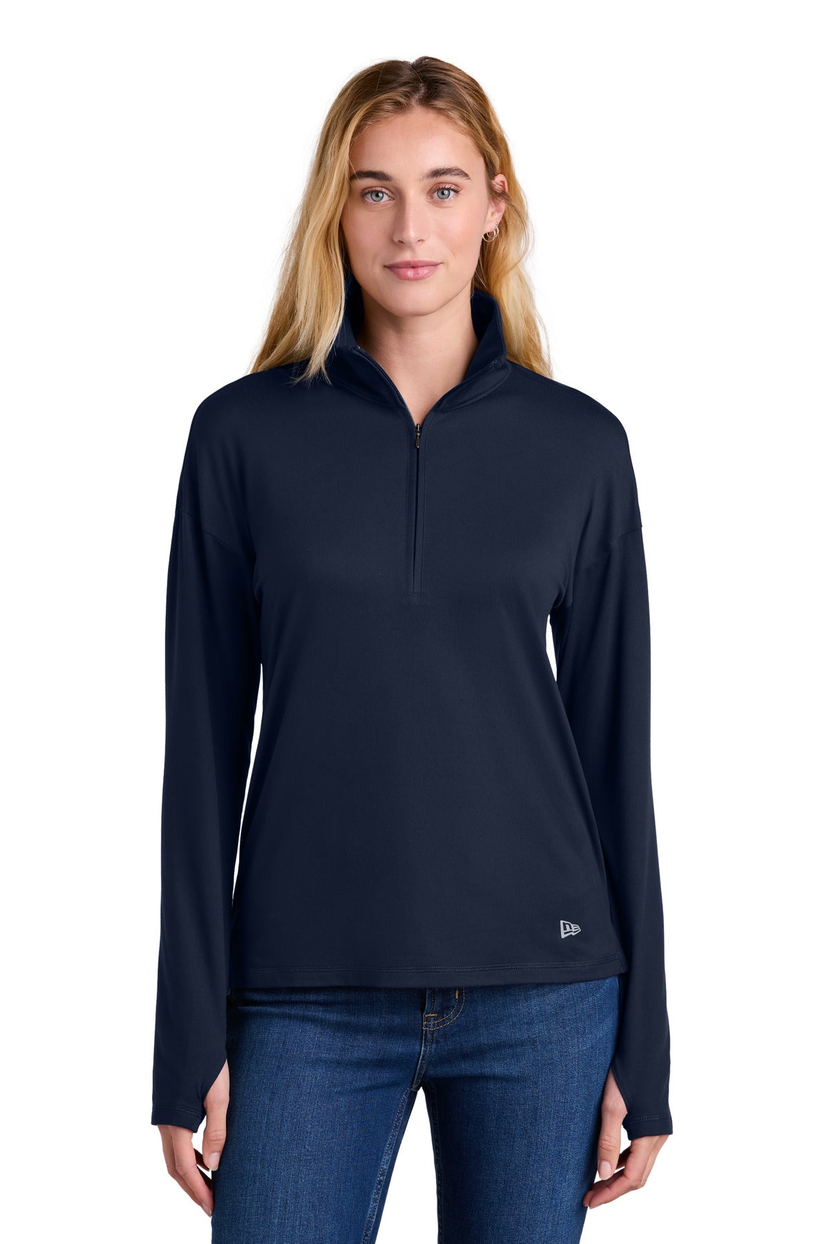 new era ®  women's power 1/2-zip lnea228