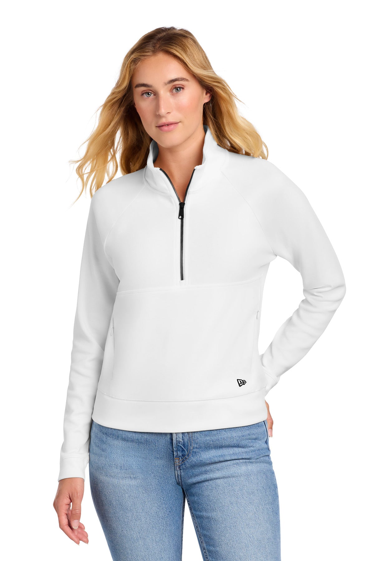new era ®  women's sts 1/2-zip lnea541