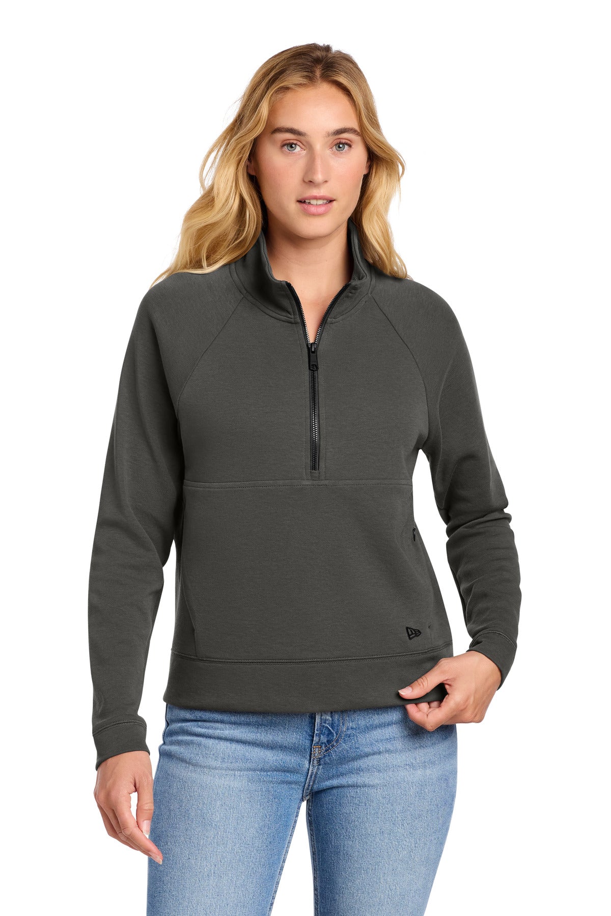 new era ®  women's sts 1/2-zip lnea541