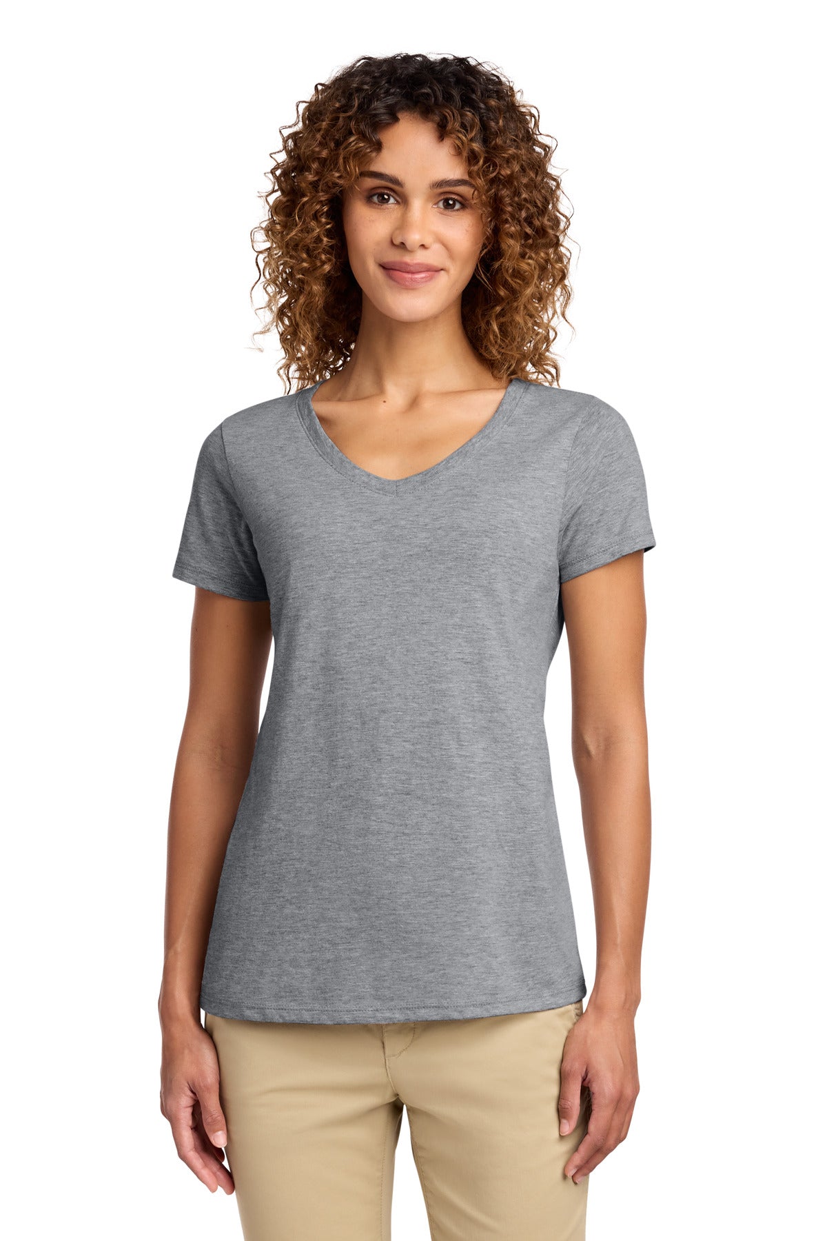 port & co ™  women's fan favorite v-neck tee. lpc450v