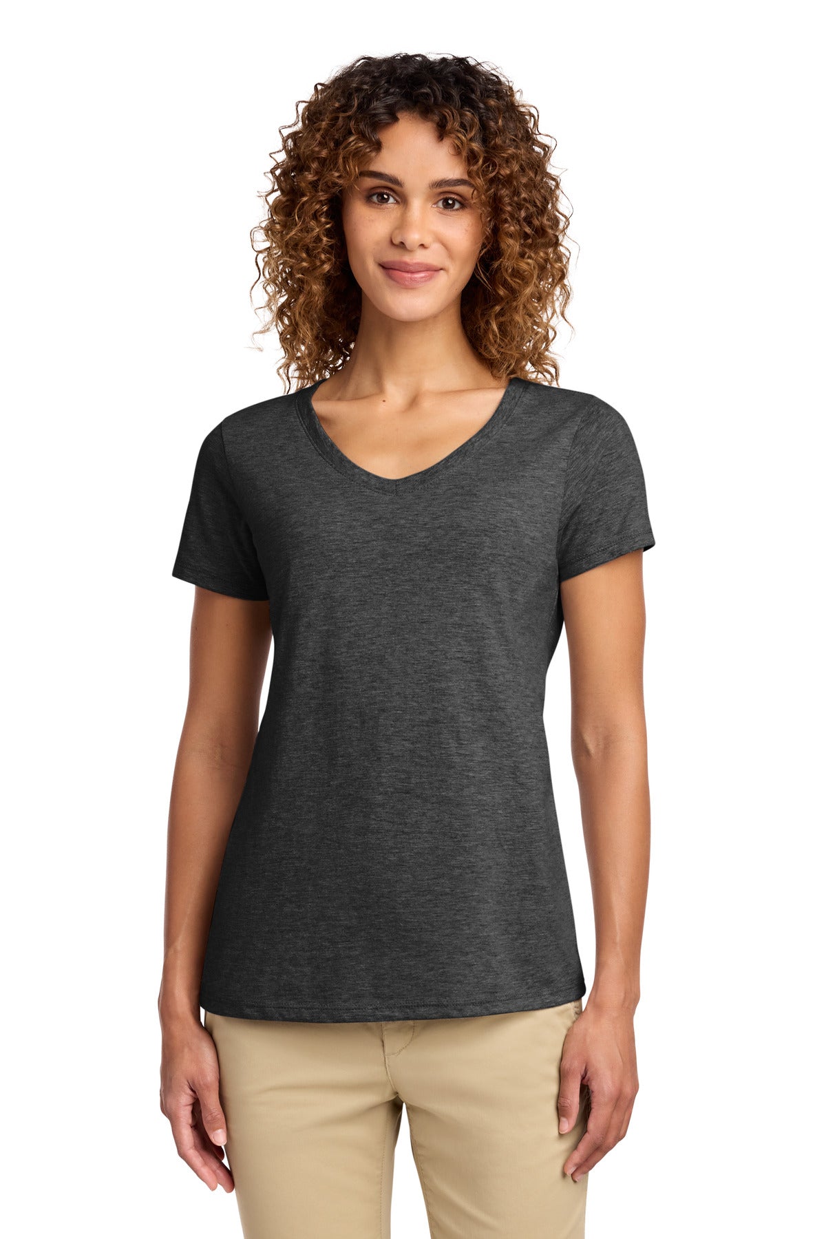 port & co ™  women's fan favorite v-neck tee. lpc450v