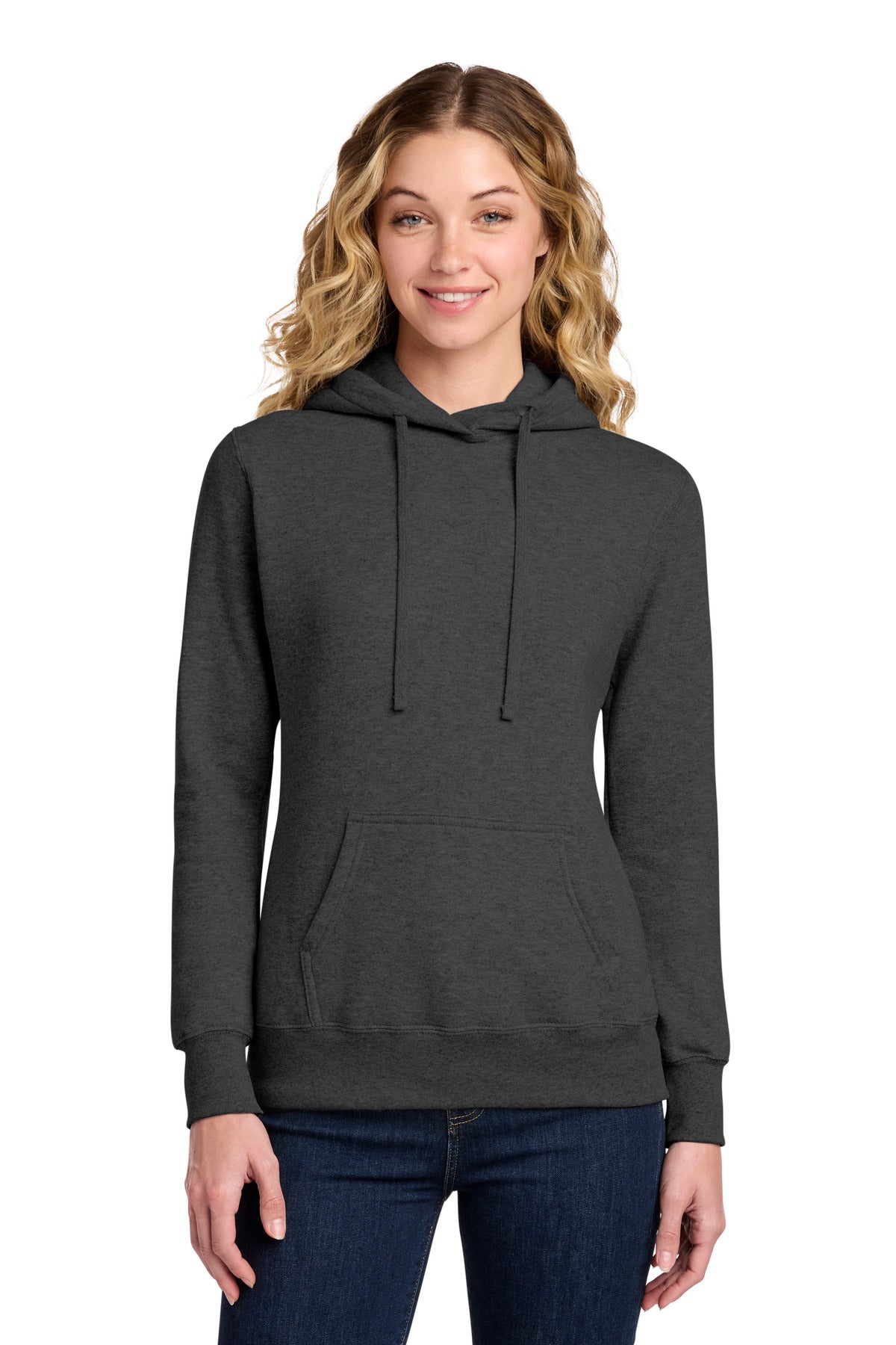 port & co ™  women's core fleece pullover hooded sweatshirt lpc78h