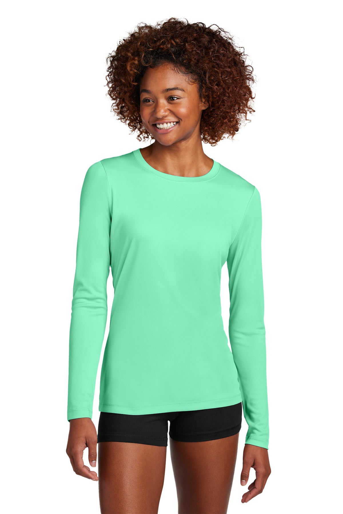 sport-tek ®  women's posi-uv ®  pro long sleeve lst420ls