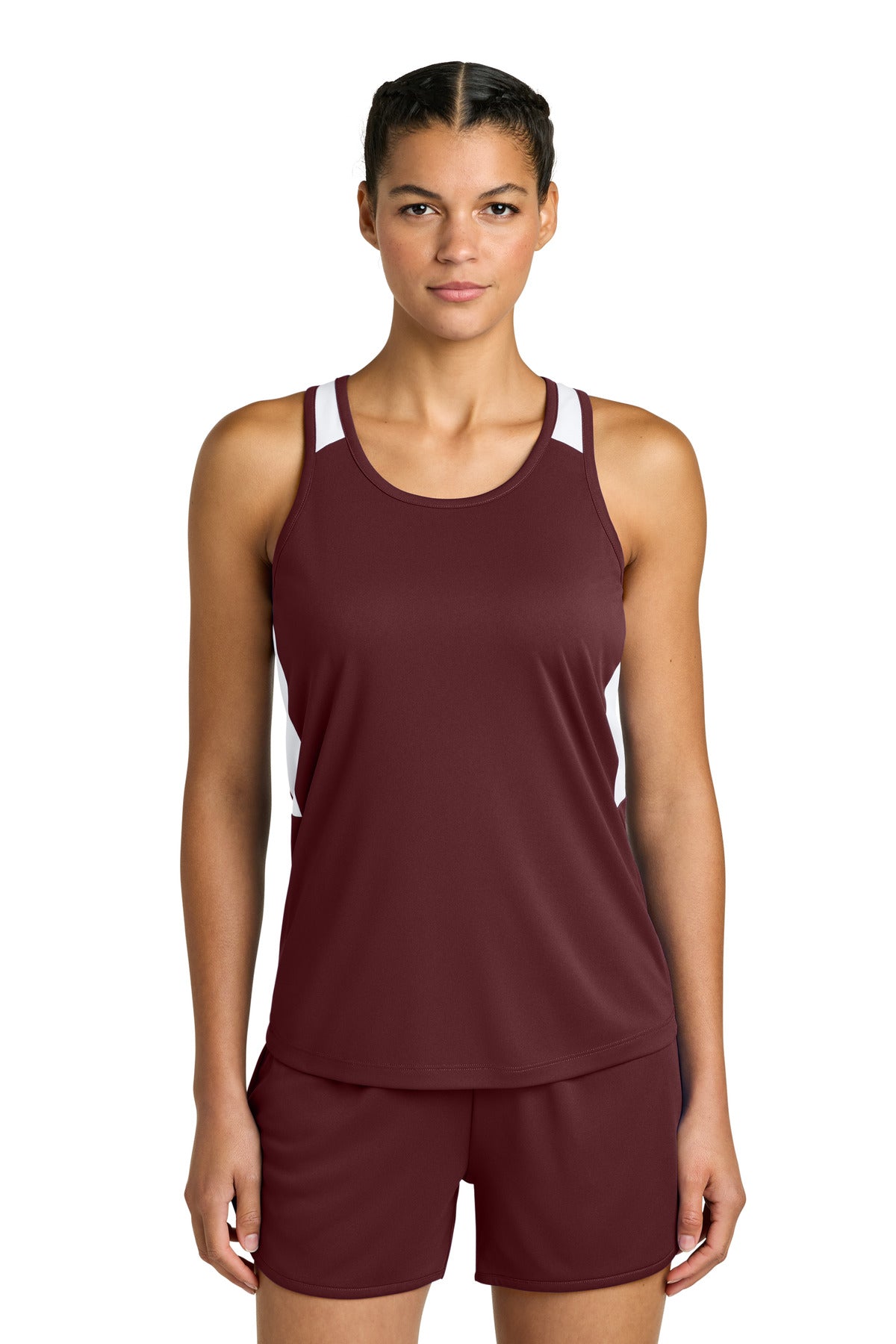 sport-tek ®  women's club track tank lst446
