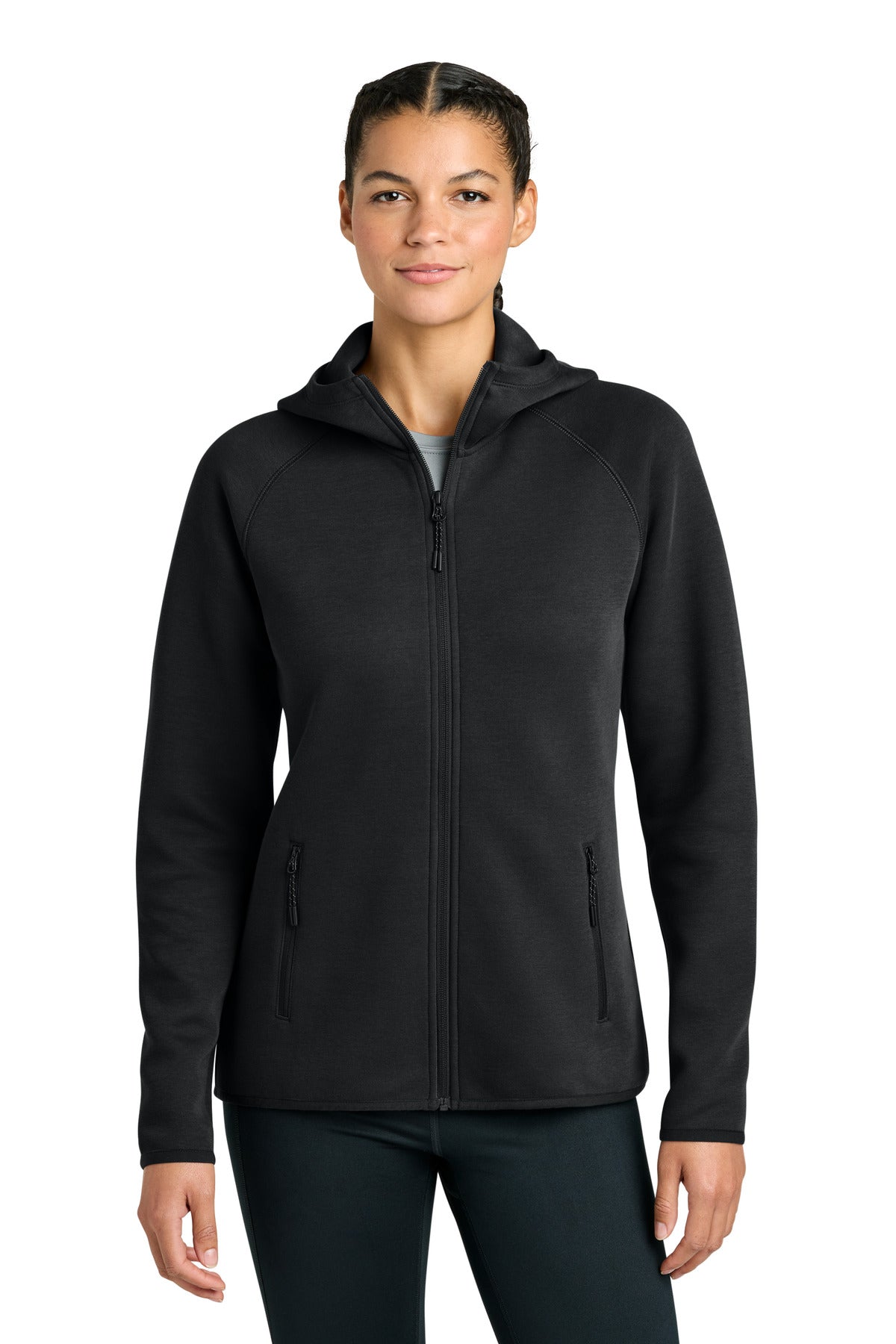 sport-tek ®  women's phenom full-zip hoodie lst840